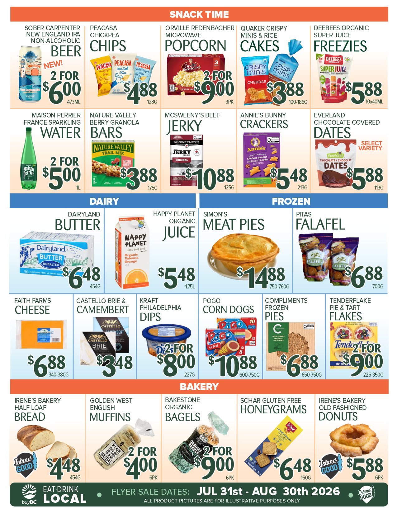Urban Grocer Flyer July 31 to August 6
