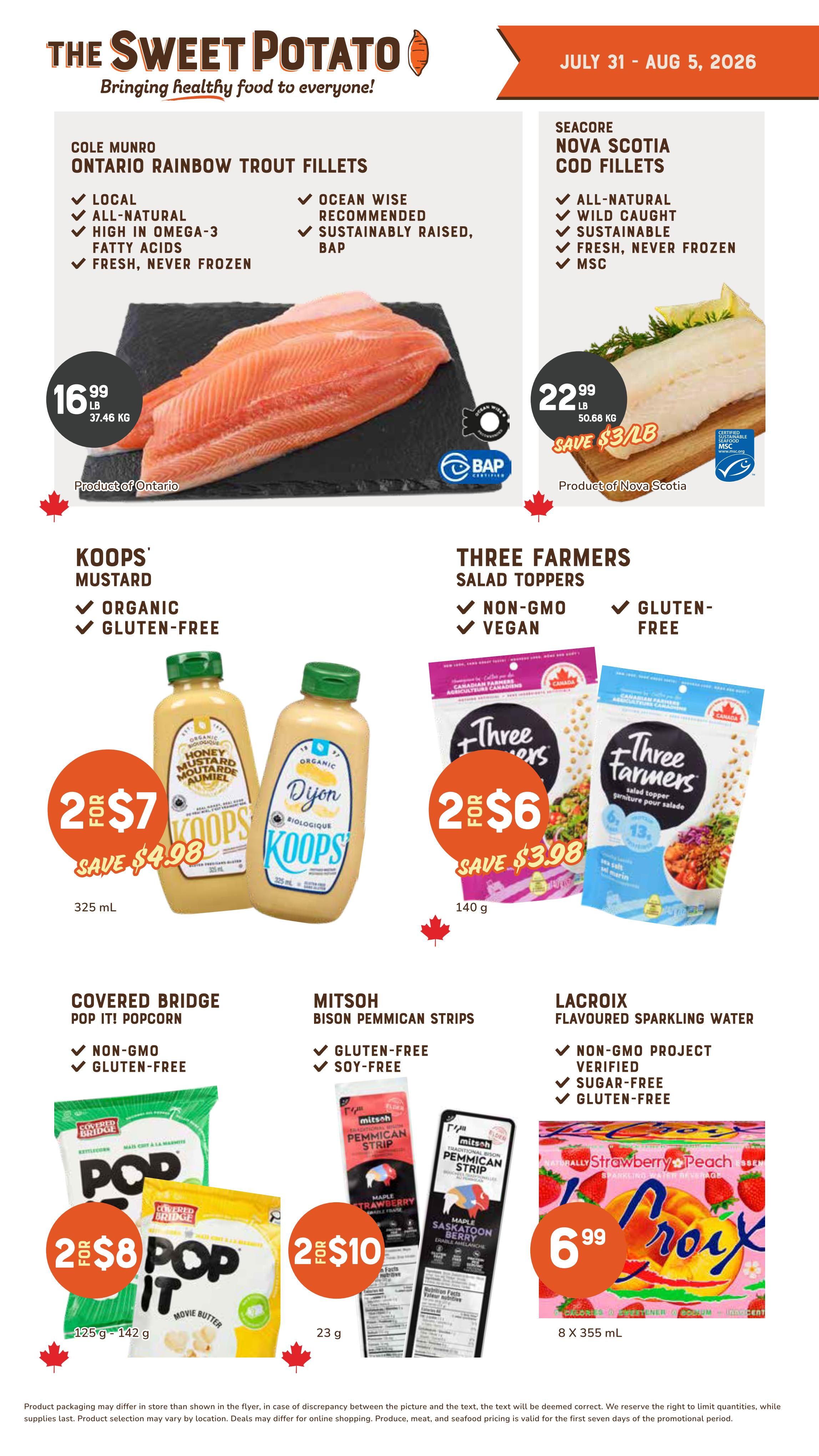 The Sweet Potato Flyer July 31 to August 6