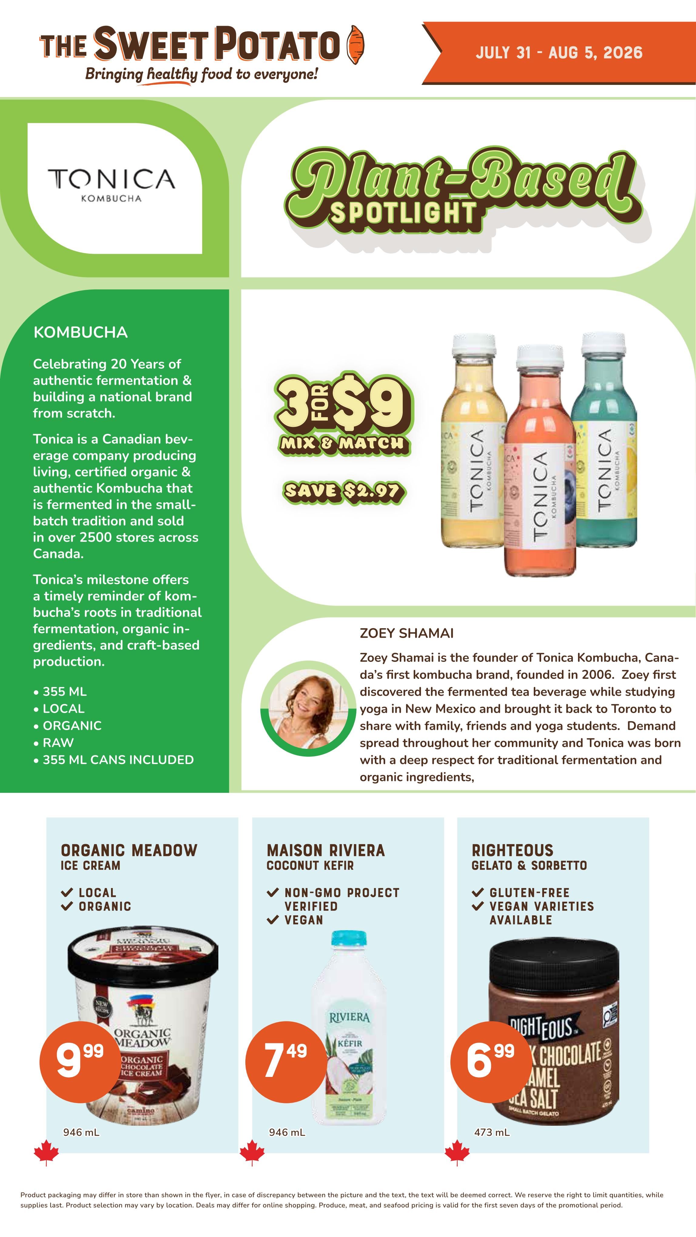 The Sweet Potato Flyer July 31 to August 6