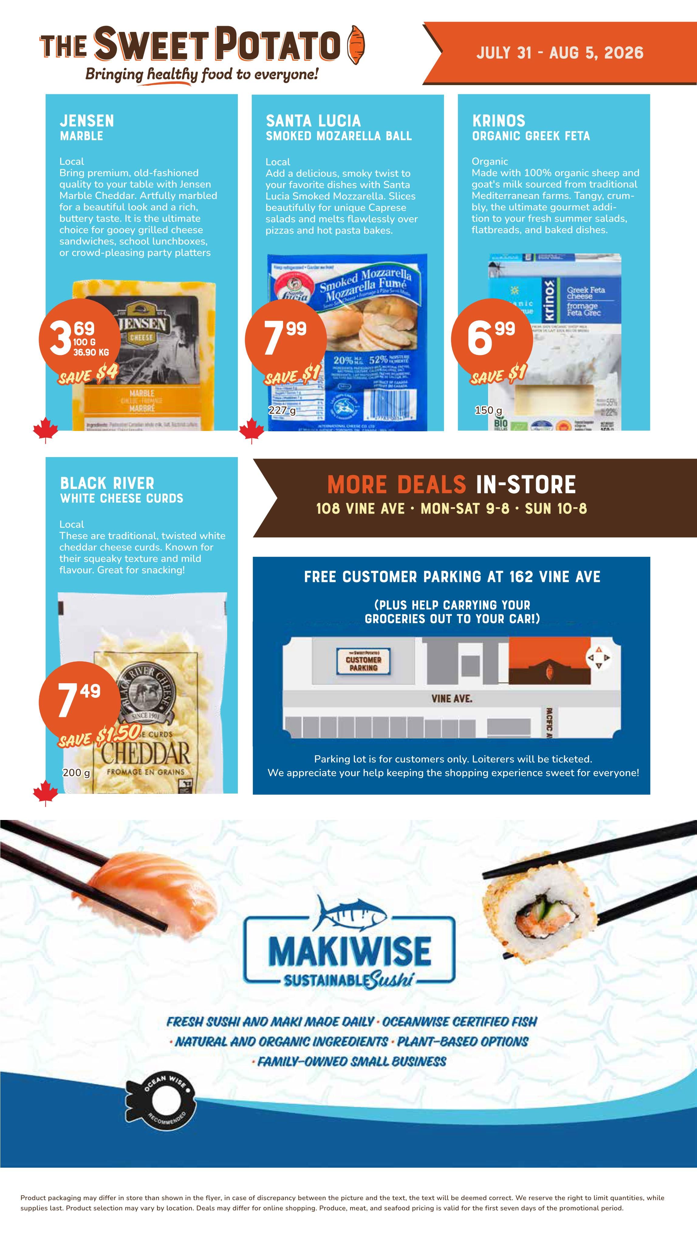 The Sweet Potato Flyer July 31 to August 6