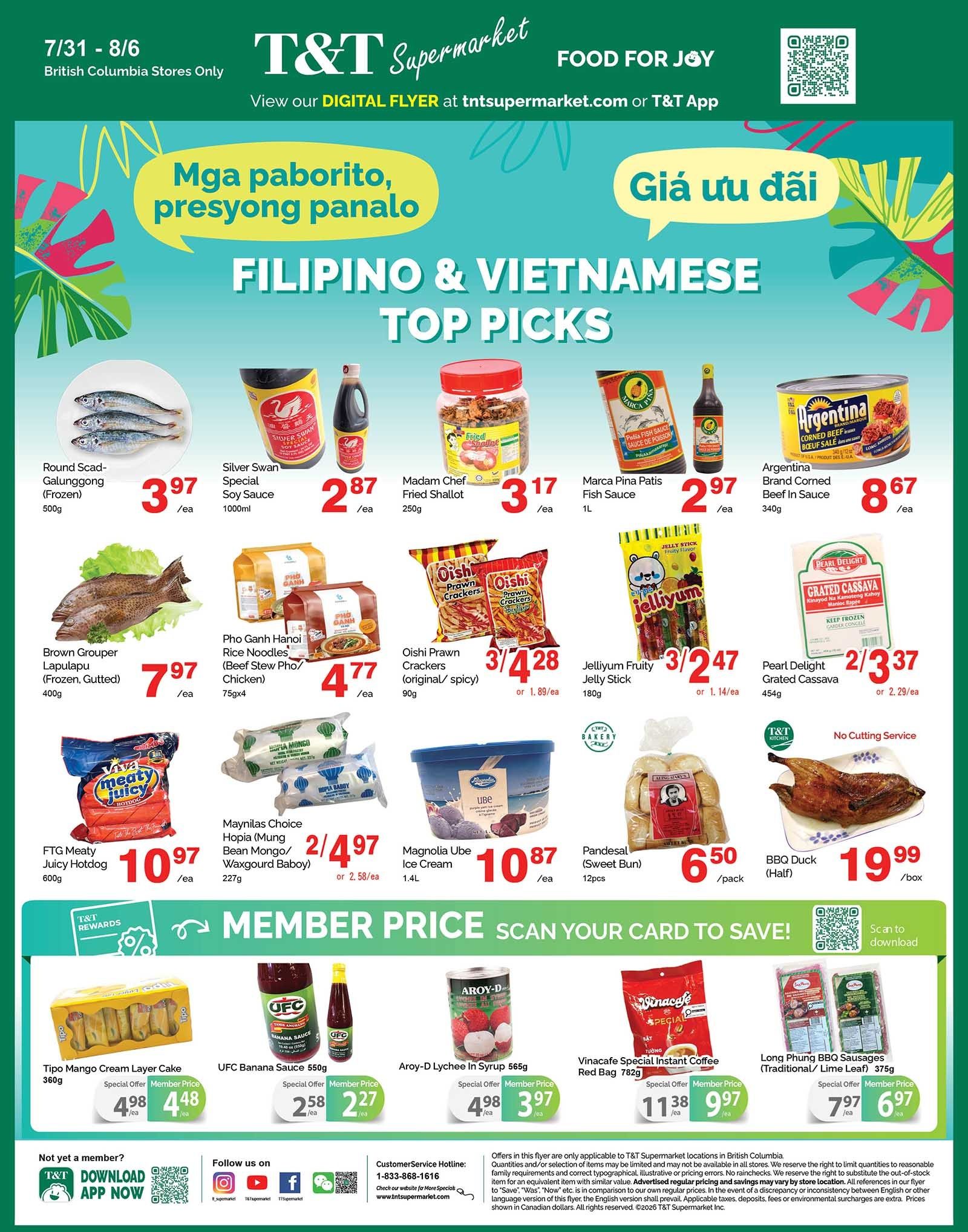 T&T Supermarket (BC) Flyer July 31 to August 6