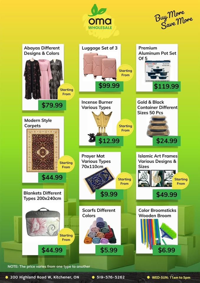 Oma Fresh Foods Flyer July 31 to August 6