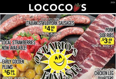 Lococo's Flyer July 31 to August 4