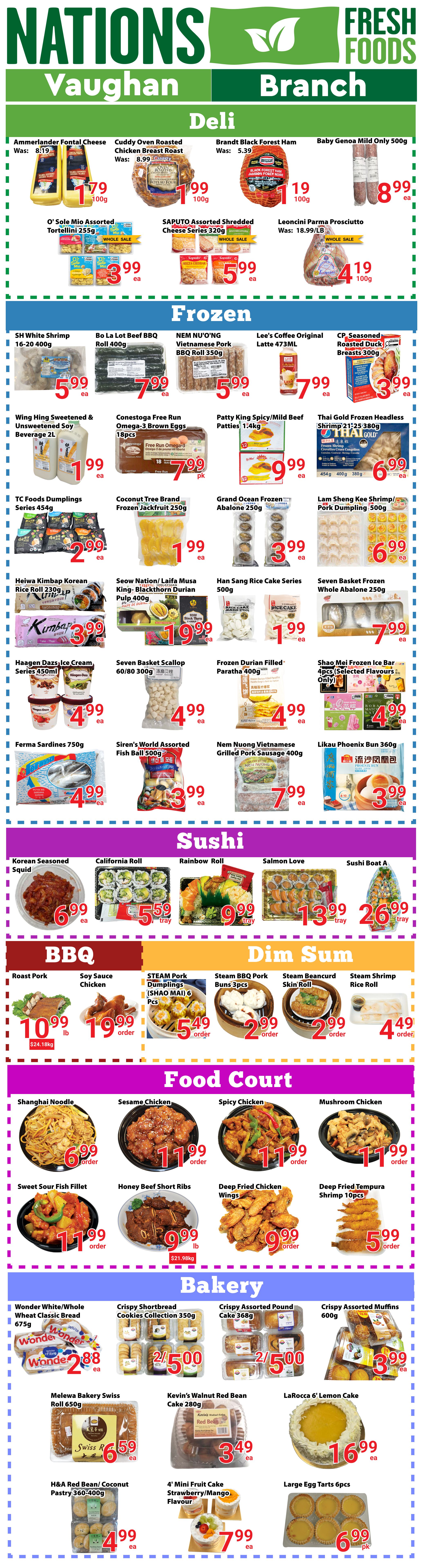 Nations Fresh Foods (Vaughan) Flyer July 31 to August 6
