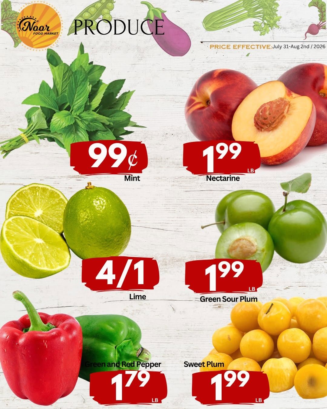 Noor Food Market Flyer July 31 to August 6
