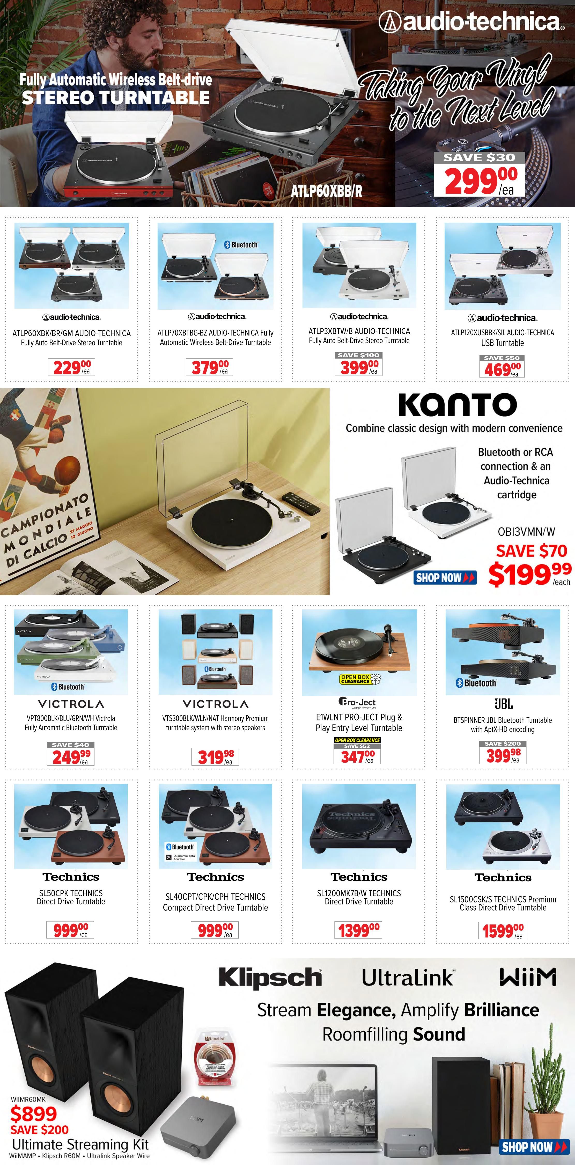 2001 Audio Video Flyer July 31 to August 6