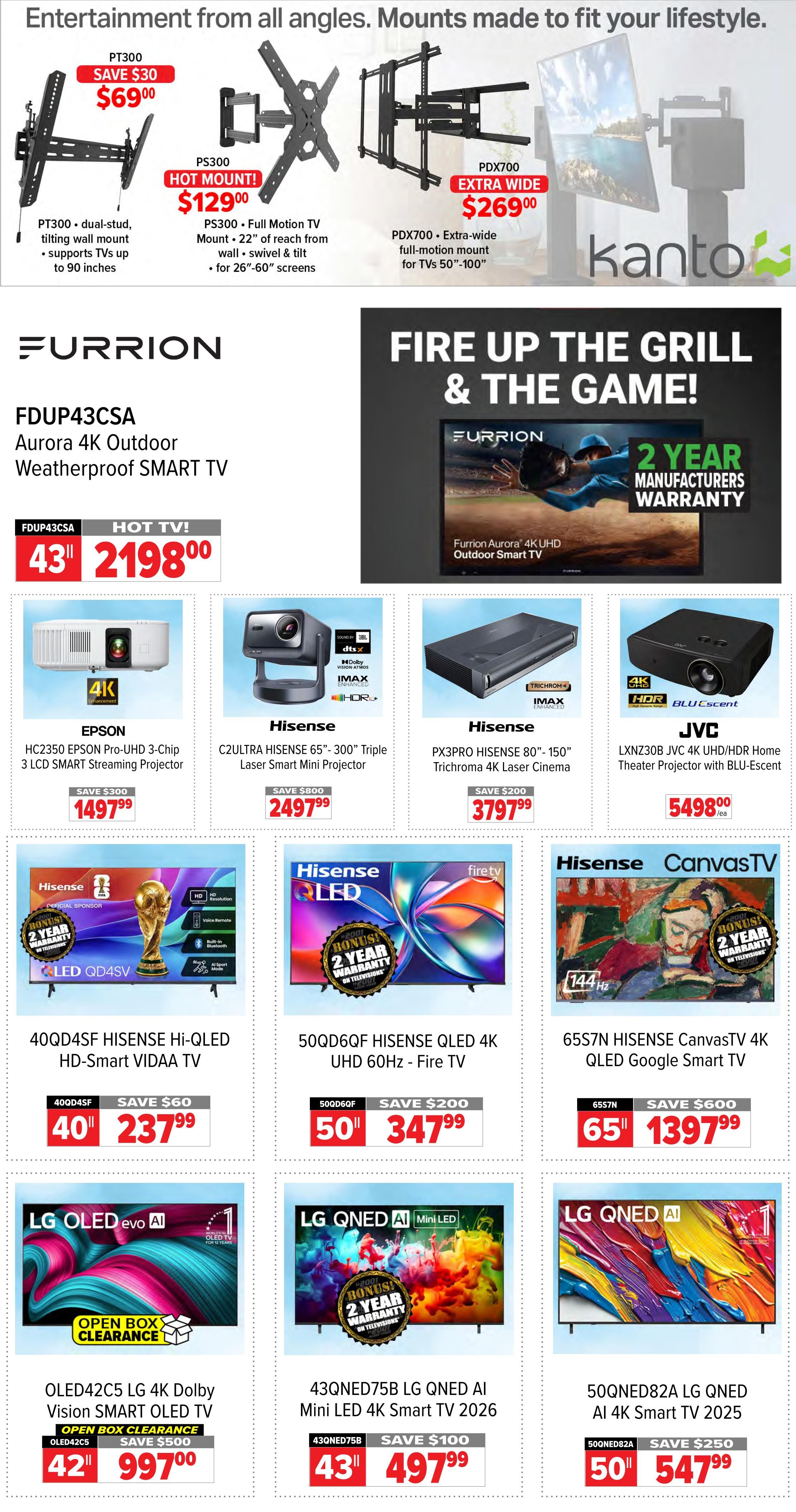 2001 Audio Video Flyer July 31 to August 6