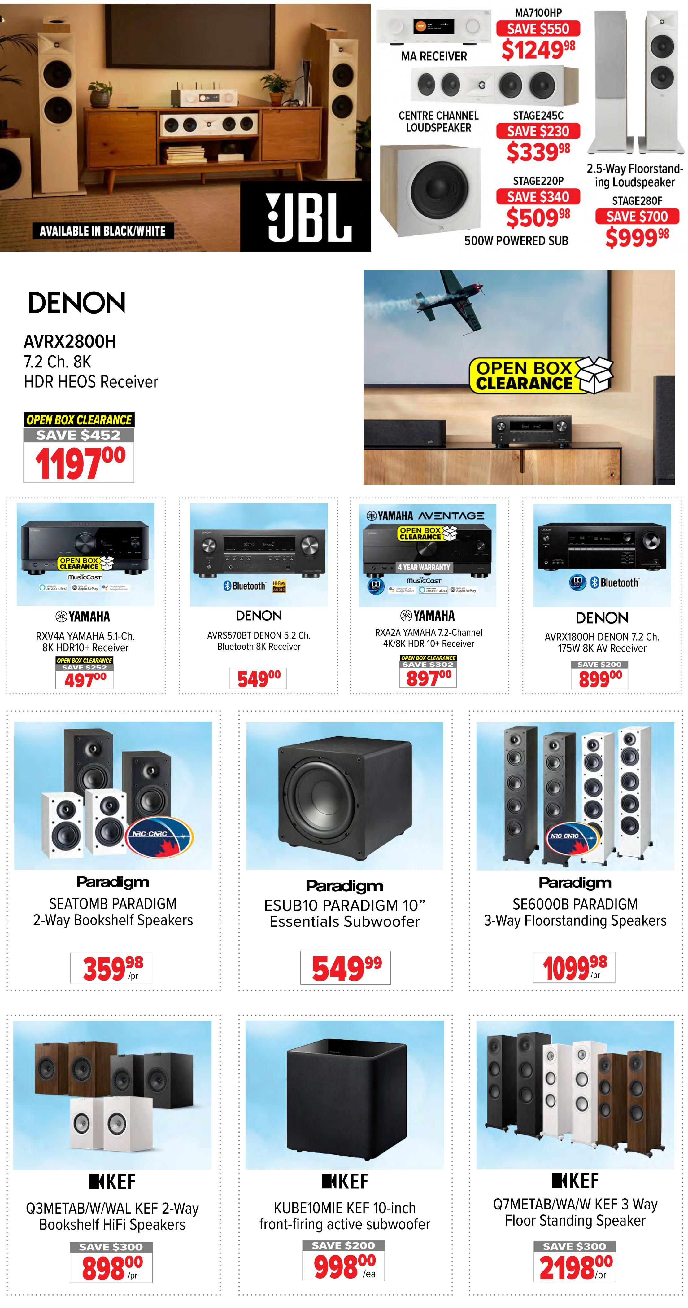 2001 Audio Video Flyer July 31 to August 6