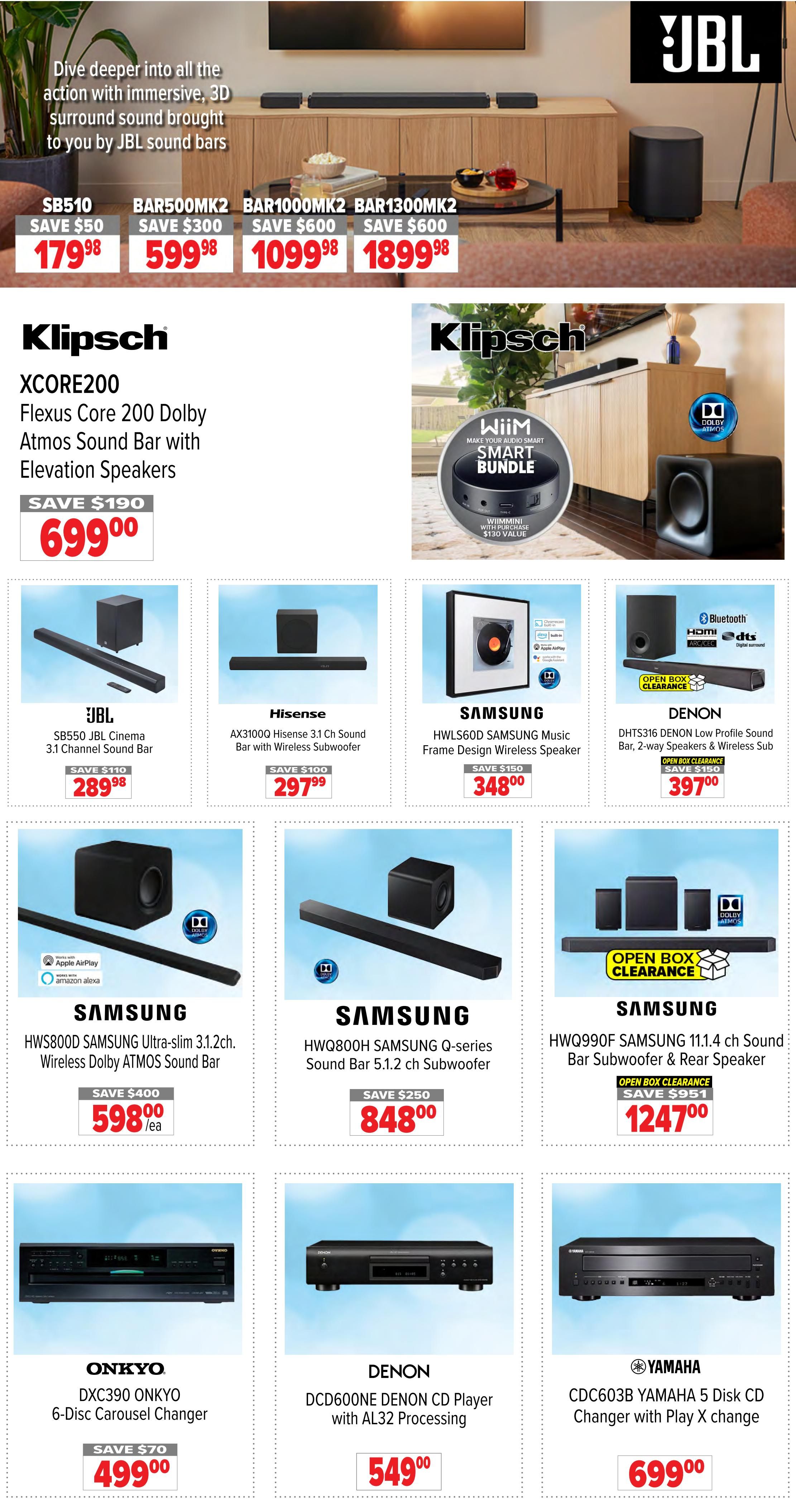2001 Audio Video Flyer July 31 to August 6