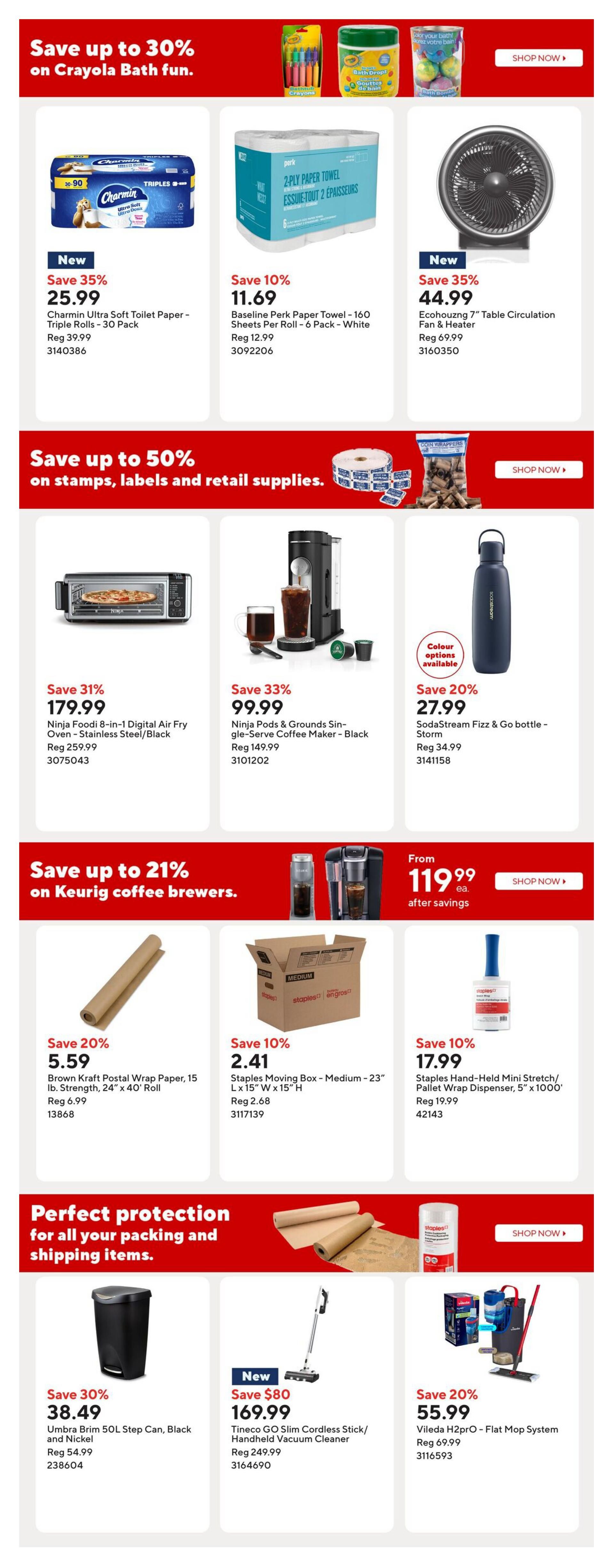 Staples Flyer July 31 to August 5