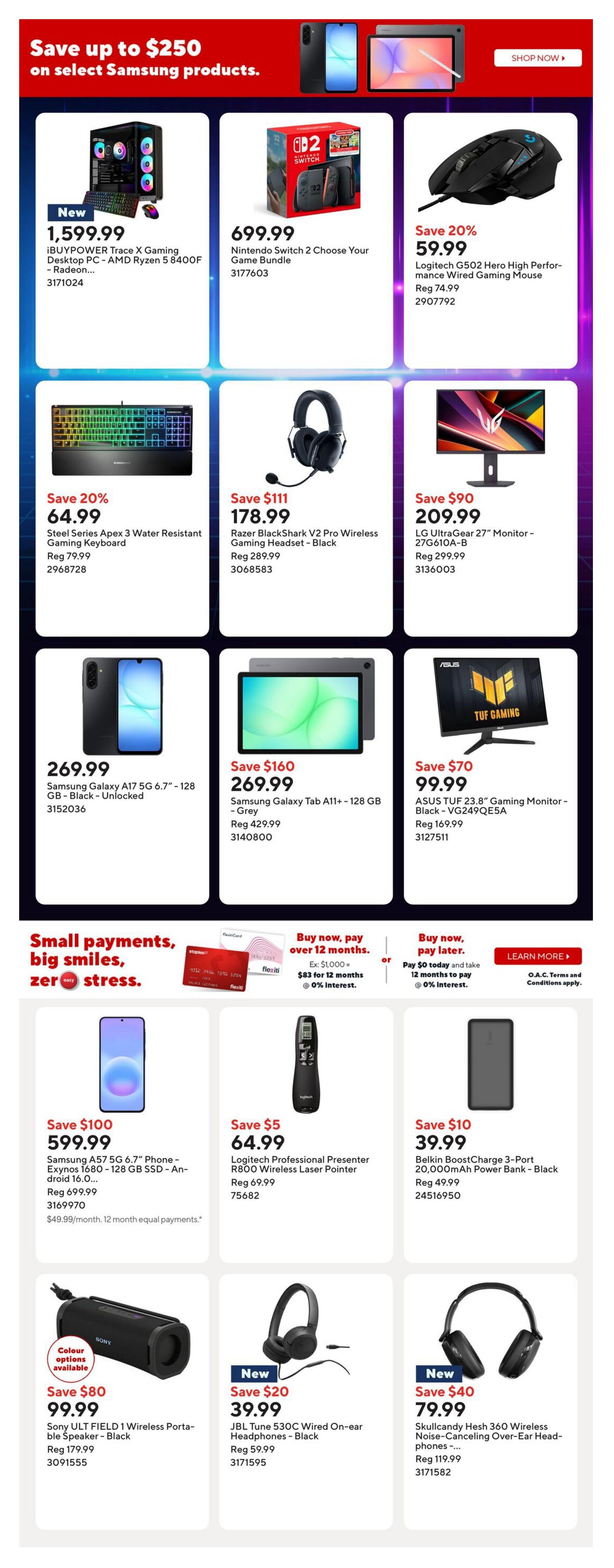 Staples Flyer July 31 to August 5