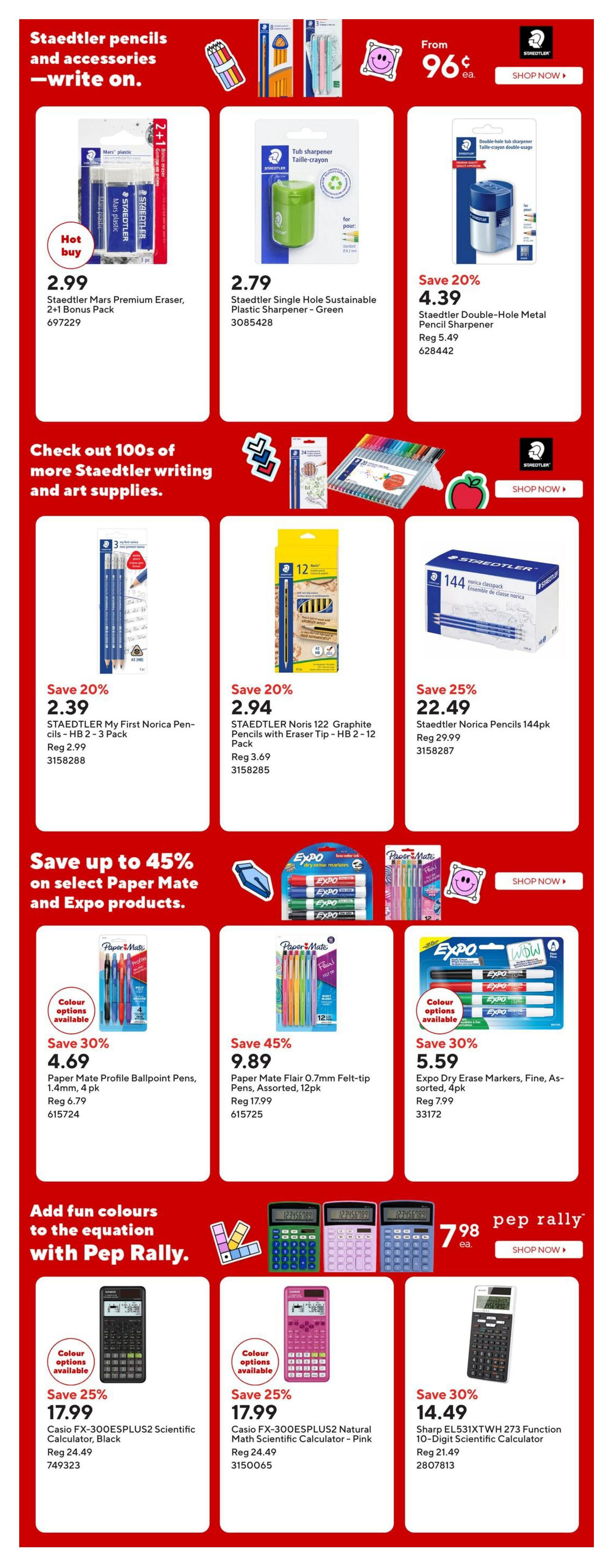 Staples Flyer July 31 to August 5