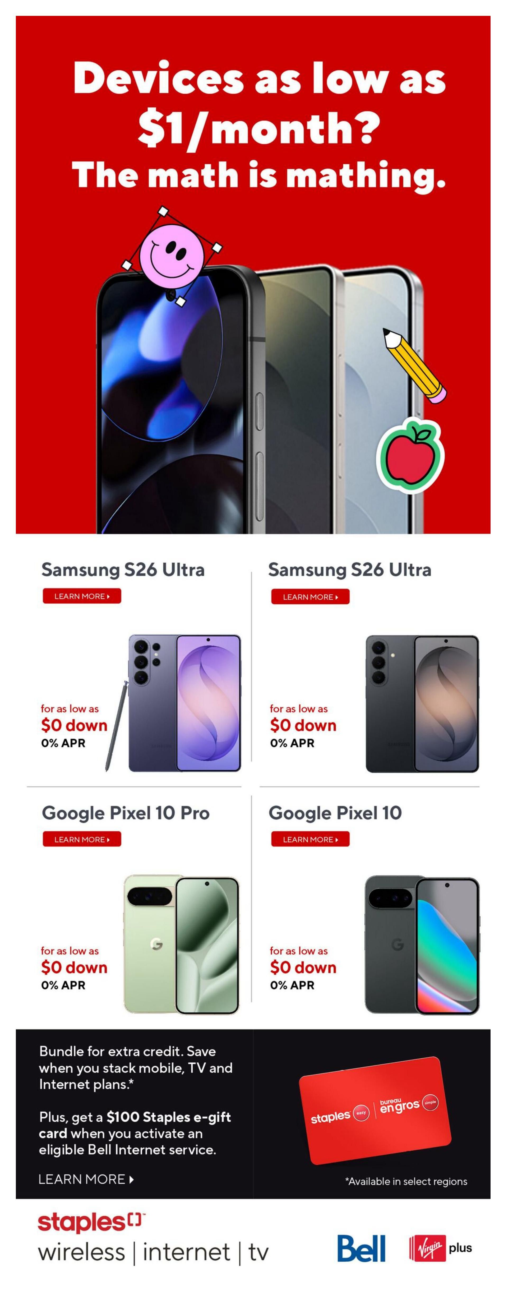 Staples Flyer July 31 to August 5