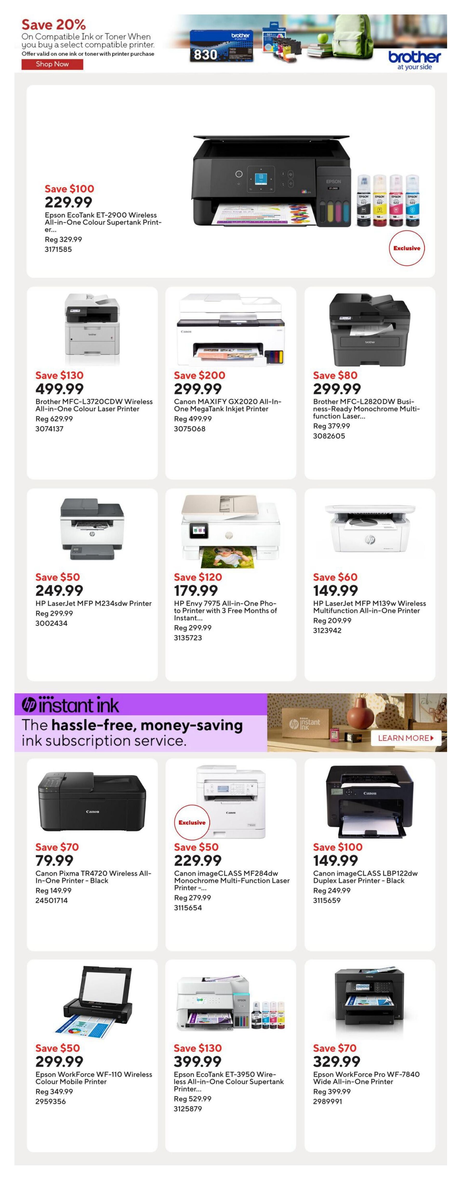 Staples Flyer July 31 to August 5