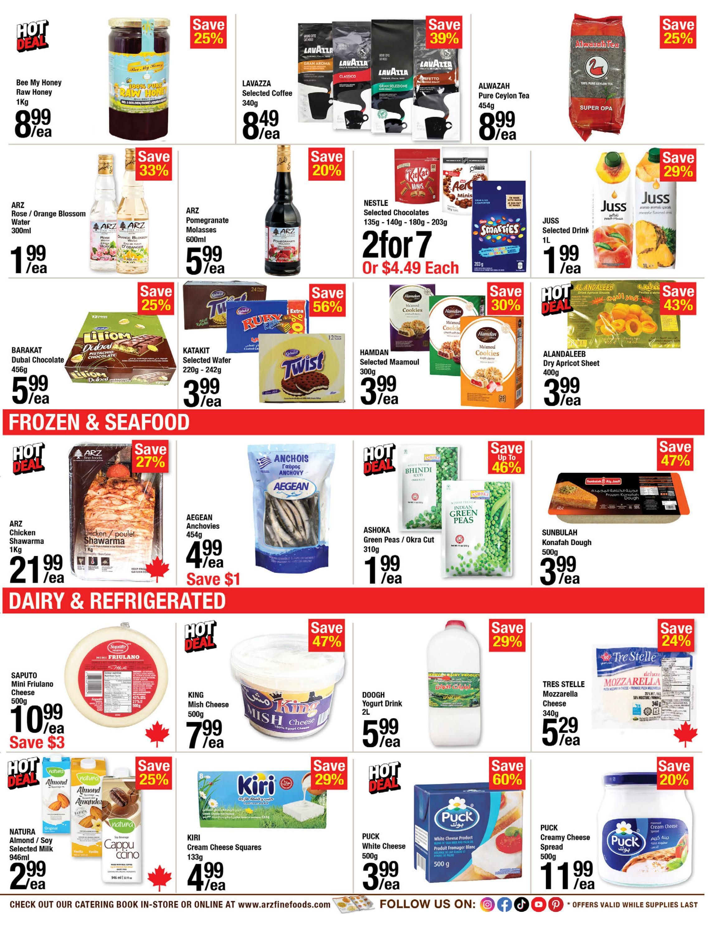 Arz Fine Foods Flyer July 31 to August 6