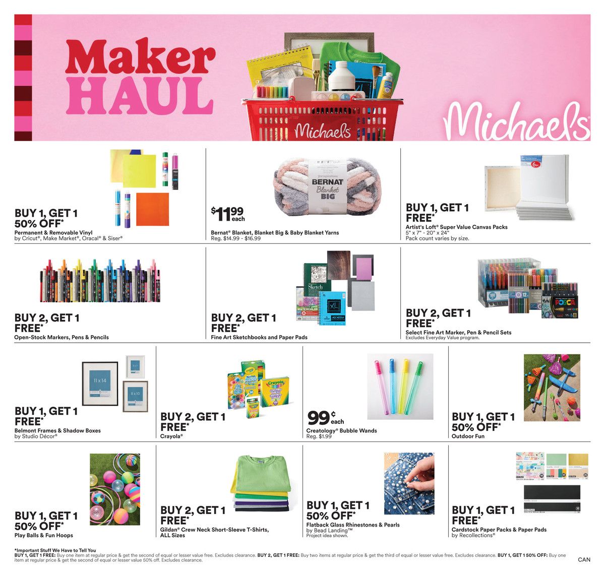 Michael's Flyer July 31 to August 6