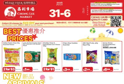 Chong Lee Market Flyer July 31 to August 6