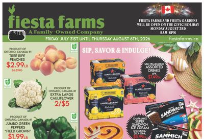 Fiesta Farms Flyer July 31 to August 6