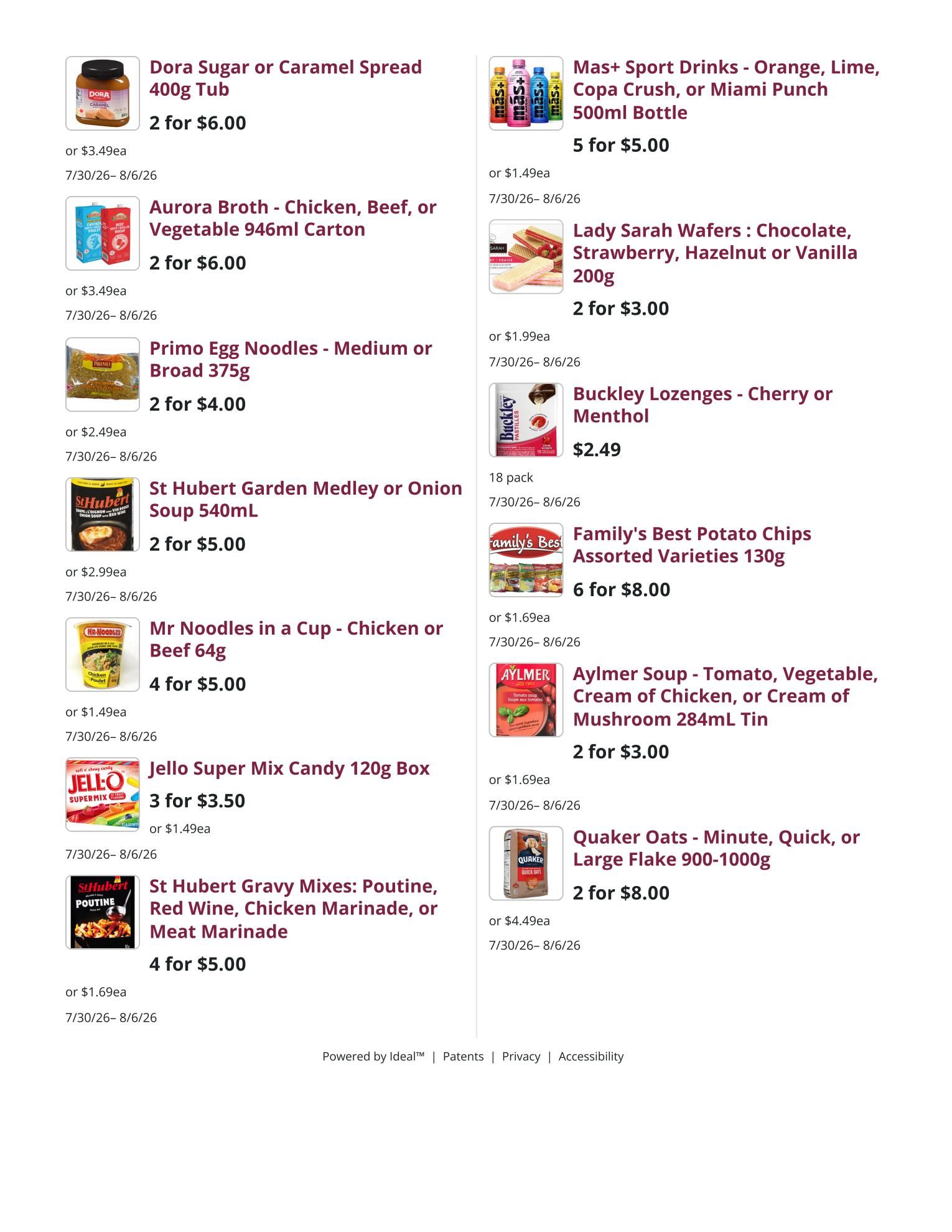 Mike Dean Local Grocer Flyer July 30 to August 5