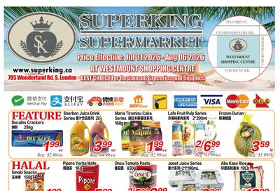 Superking Supermarket (London) Flyer July 31 to August 6