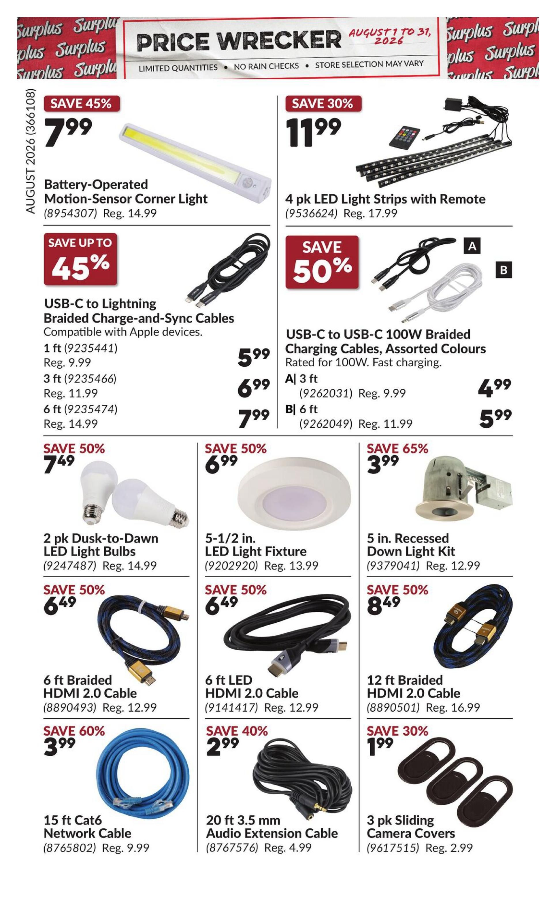 Princess Auto Price Wrecker Flyer August 1 to 31