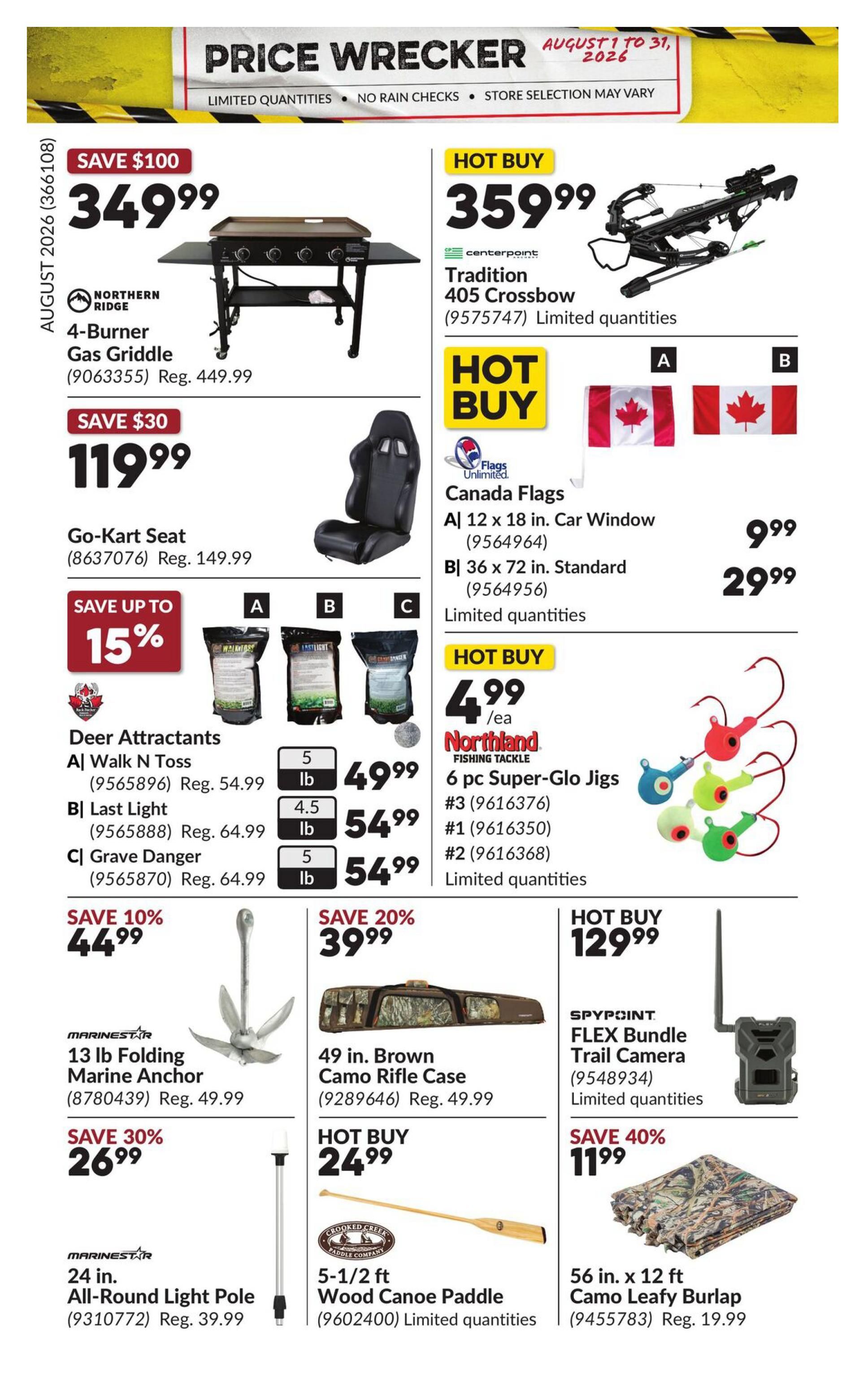 Princess Auto Price Wrecker Flyer August 1 to 31