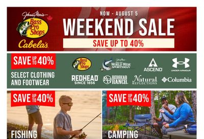Bass Pro Shops Flyer July 30 to August 5