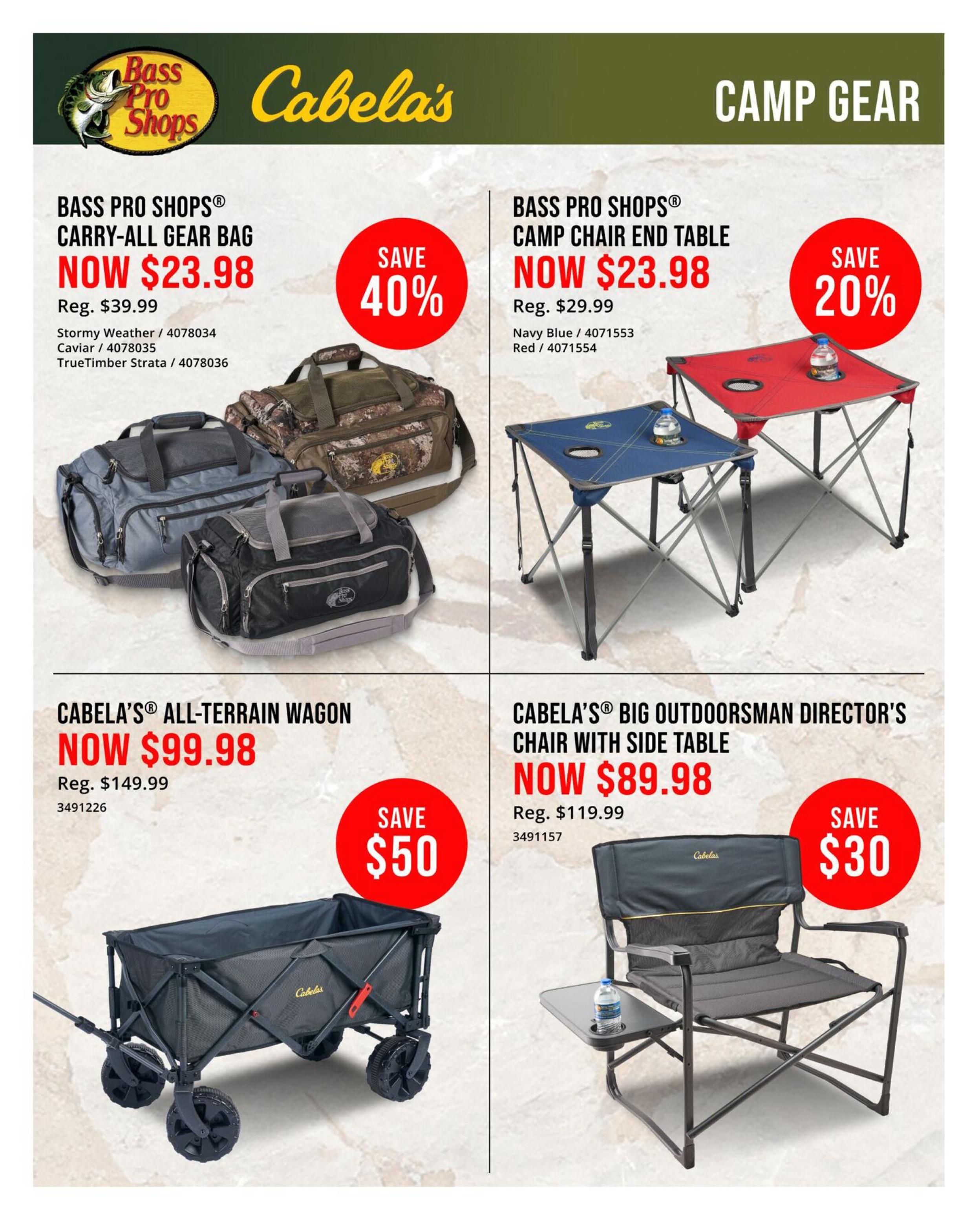 Bass Pro Shops Flyer July 30 to August 5