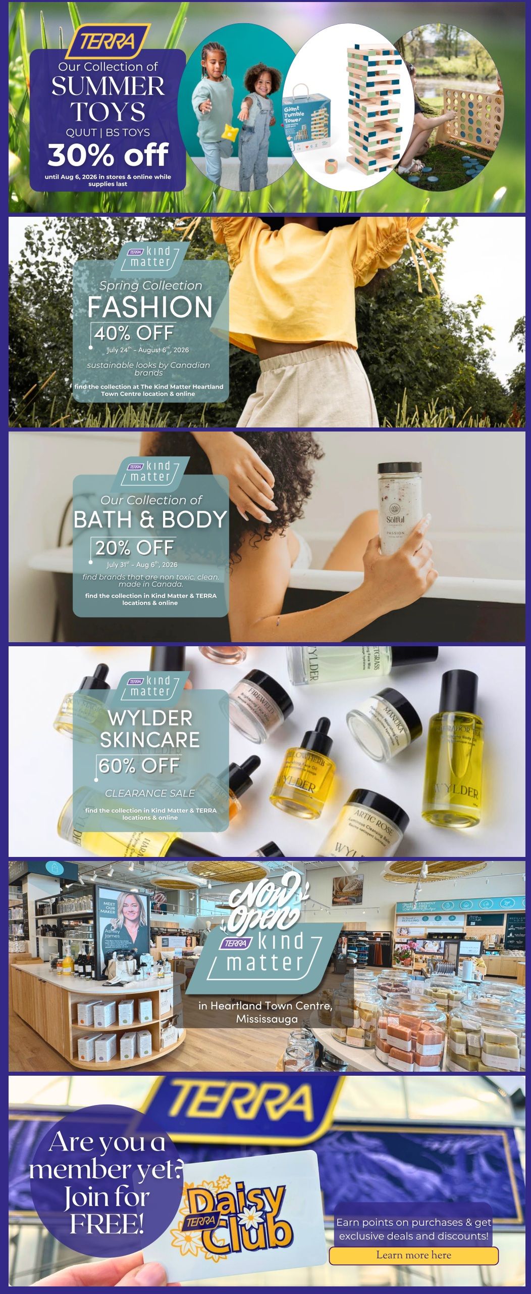 Terra Greenhouses Flyer July 31 to August 6