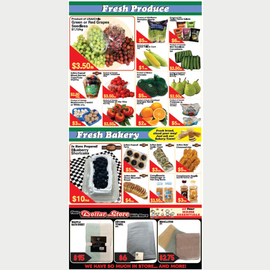 Fresh Market Foods Flyer July 31 to August 6