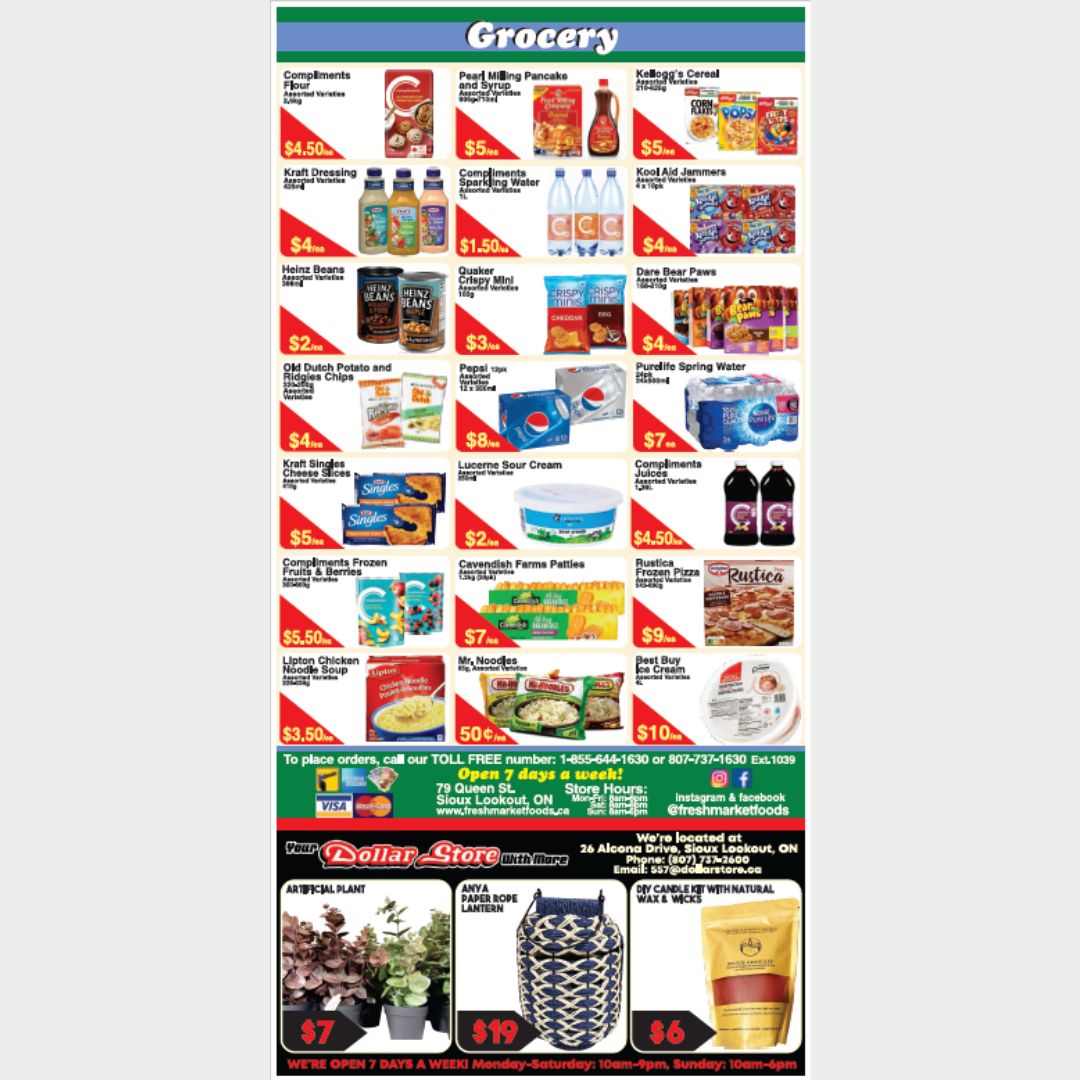 Fresh Market Foods Flyer July 31 to August 6