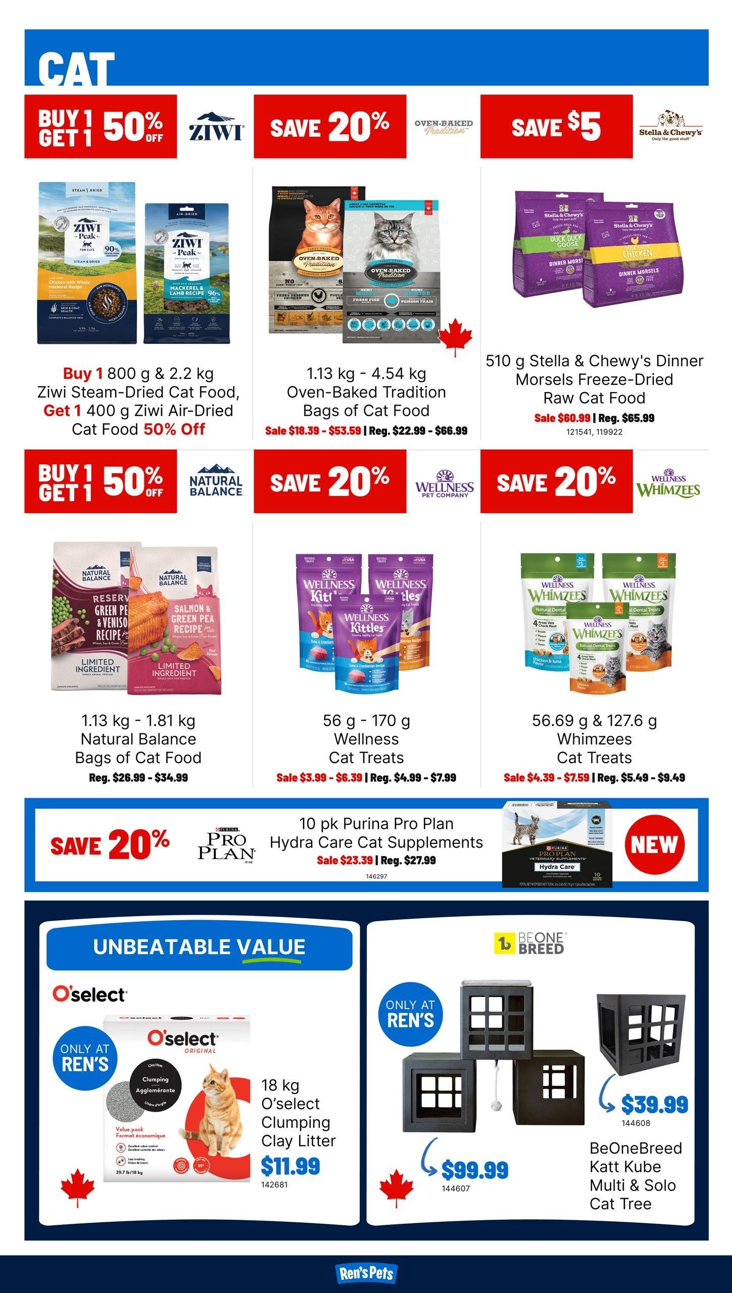 Ren's Pets Monthly Flyer August 1 to 31