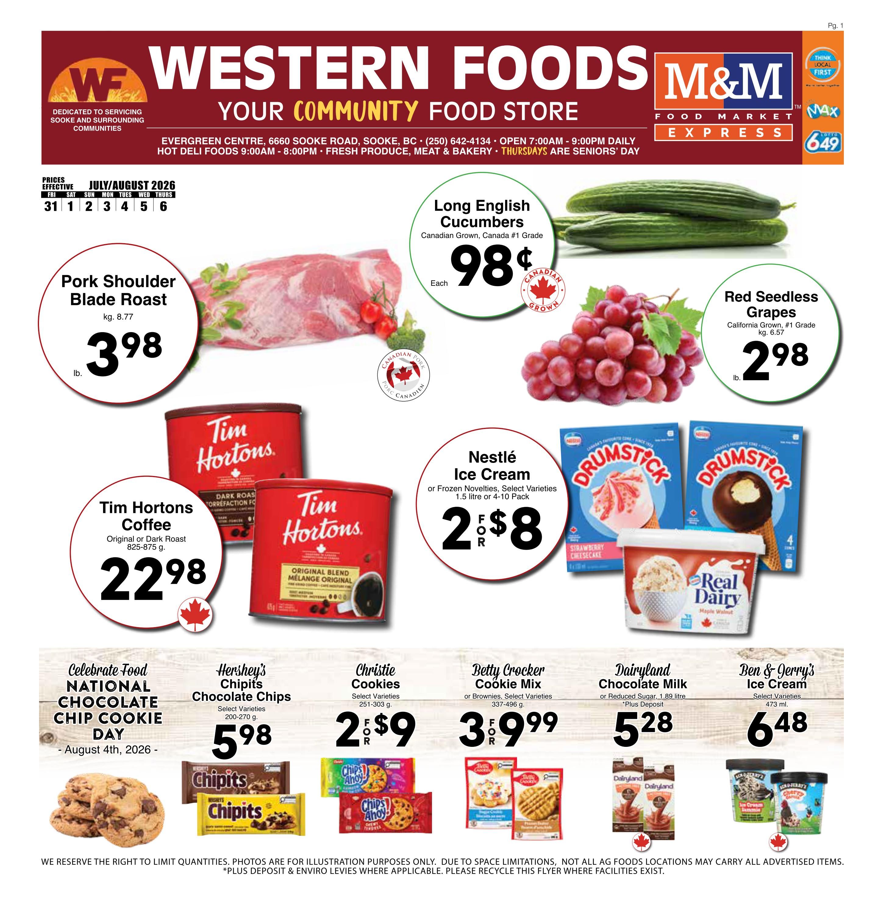 Western Foods Flyer July 31 to August 6