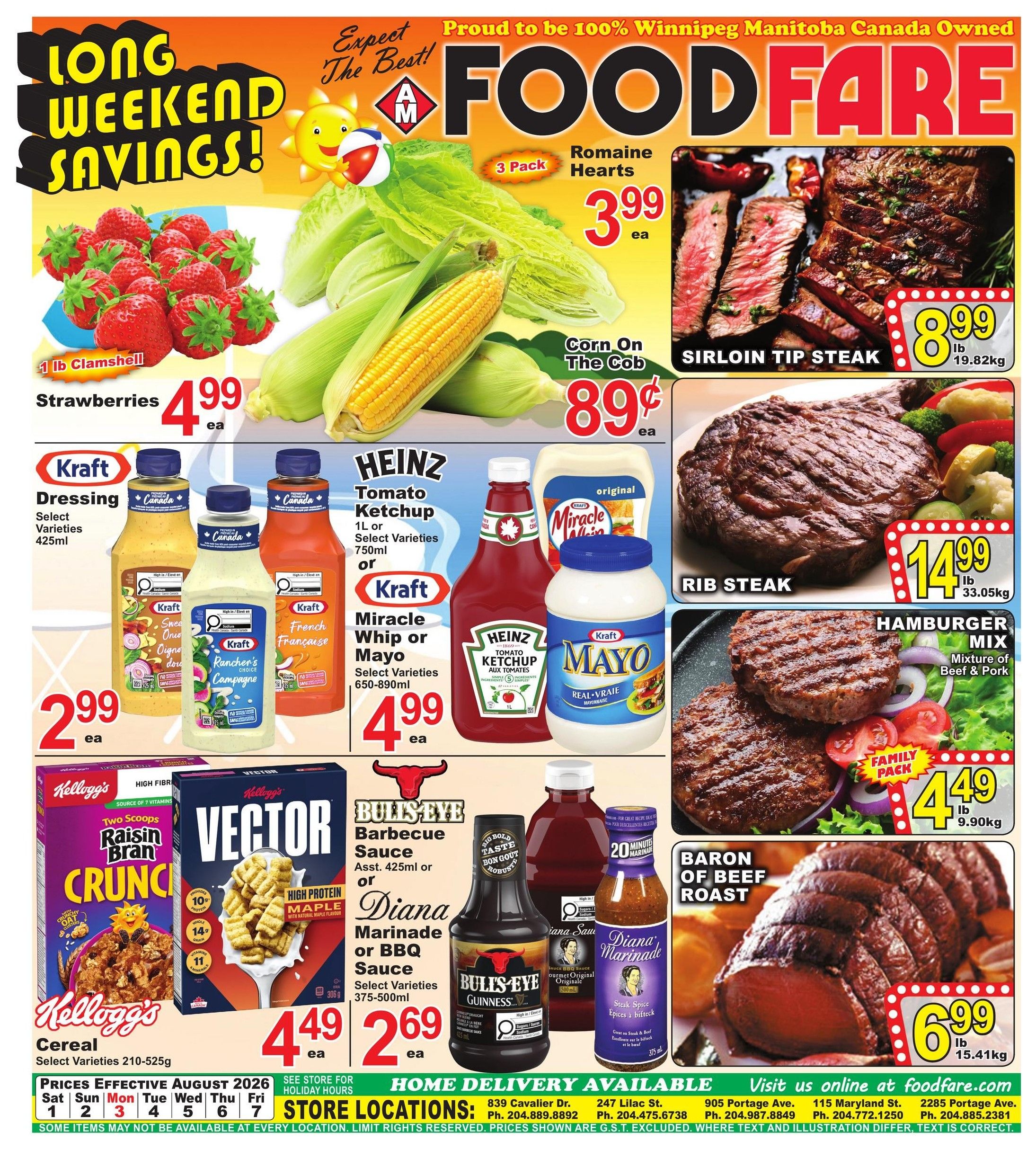 Food Fare Flyer August 1 to 7
