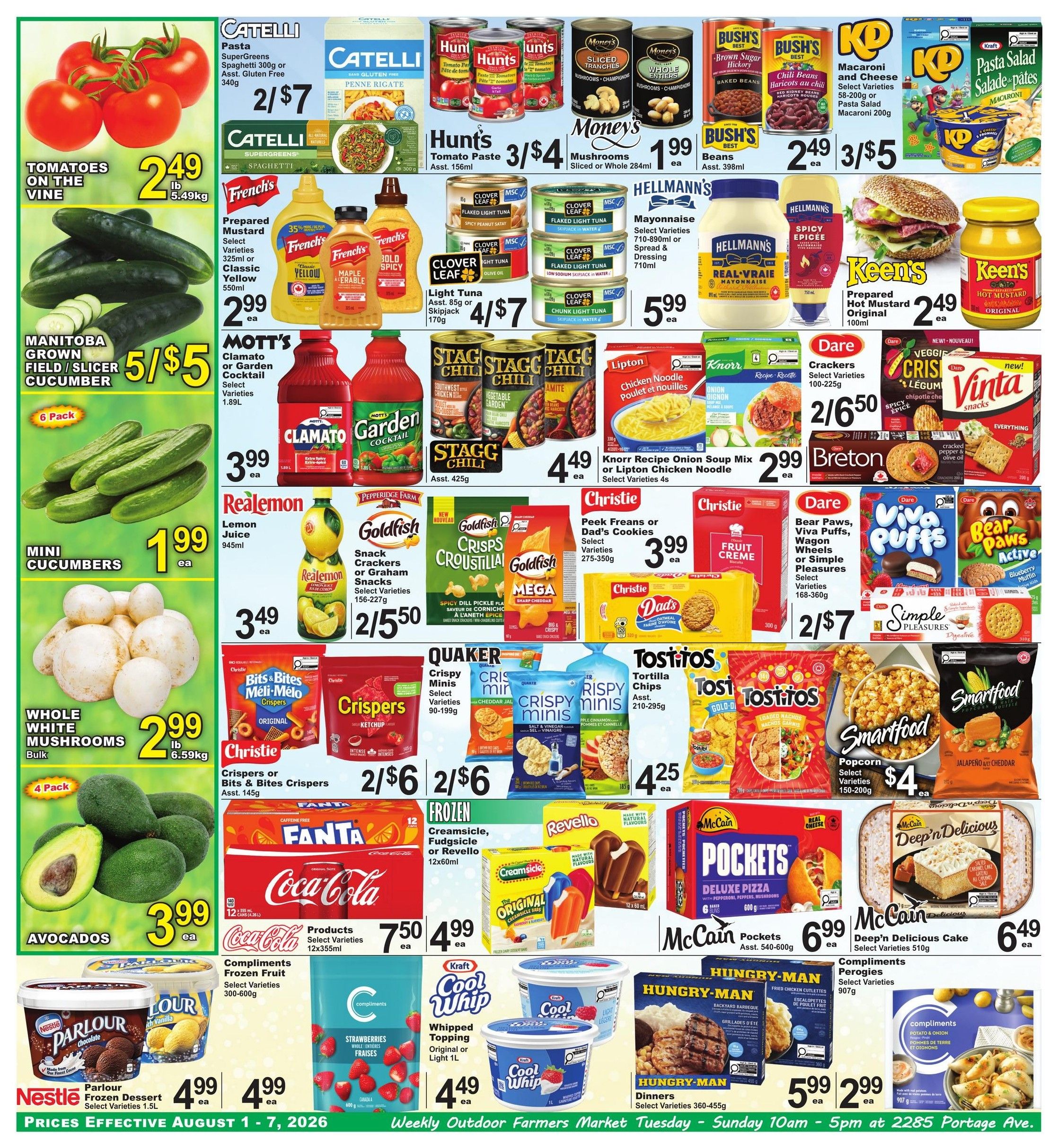 Food Fare Flyer August 1 to 7