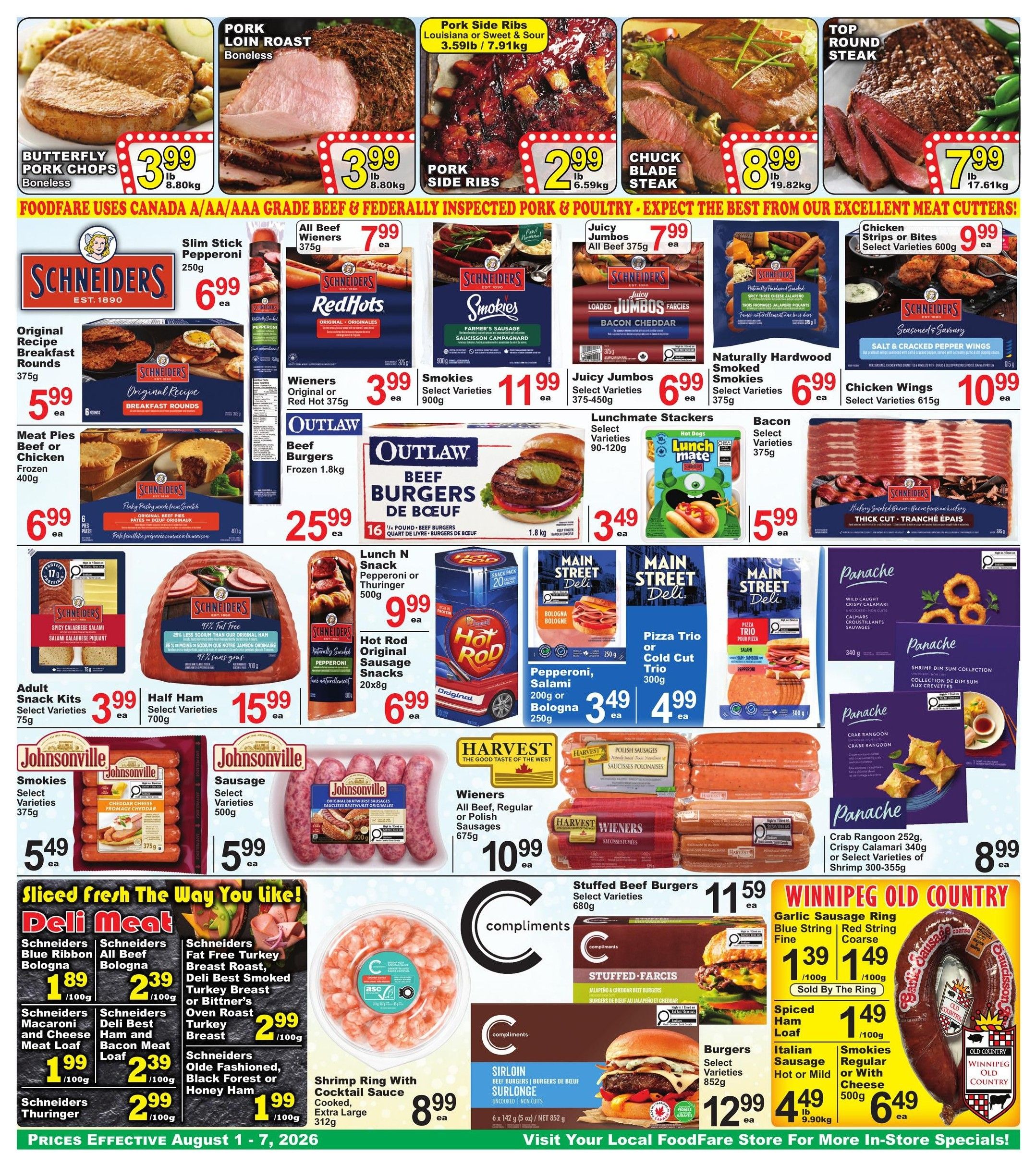 Food Fare Flyer August 1 to 7