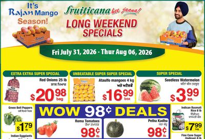 Fruiticana (Chestermere) Flyer July 31 to August 6