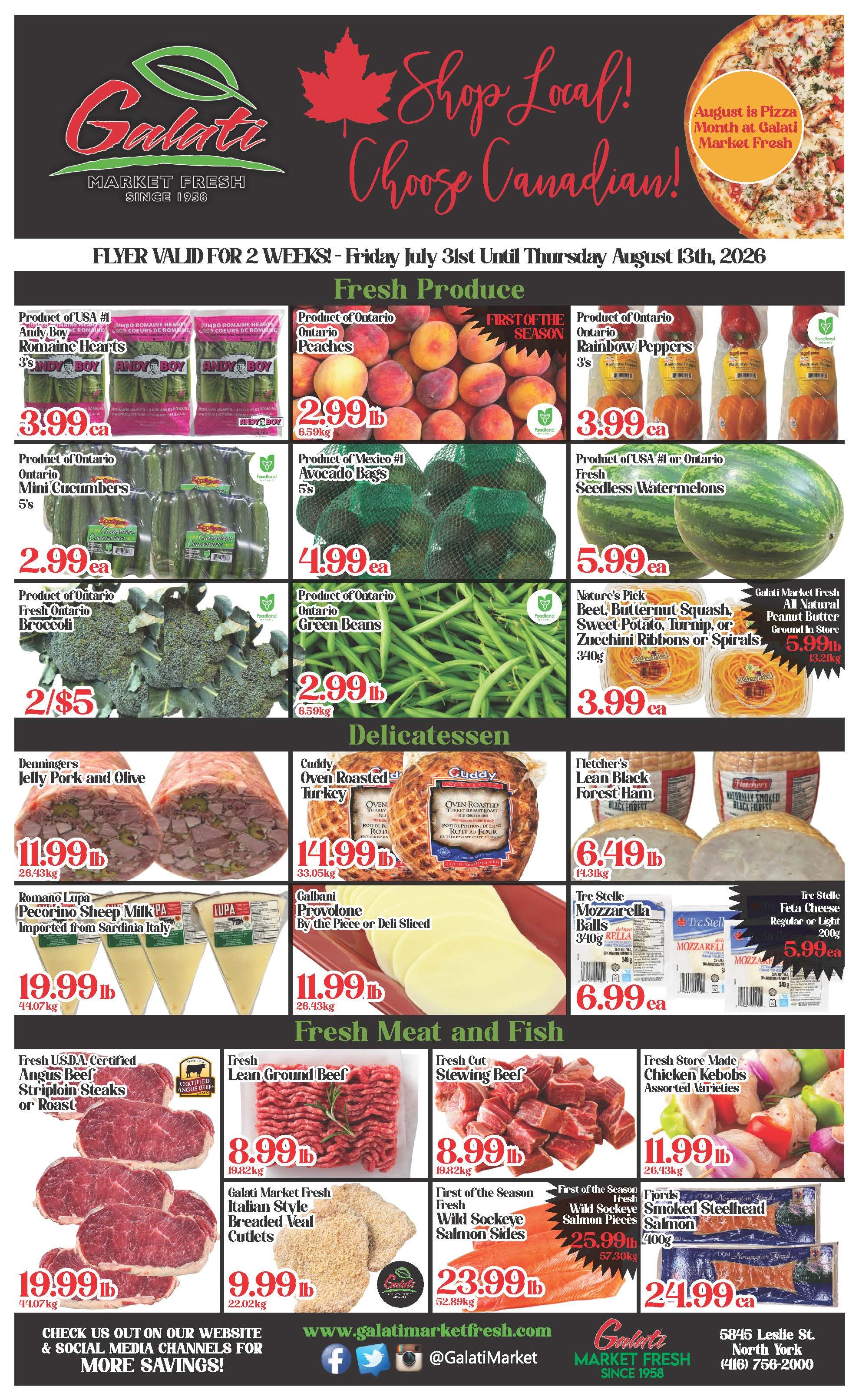 Galati Market Fresh Flyer July 31 to August 13