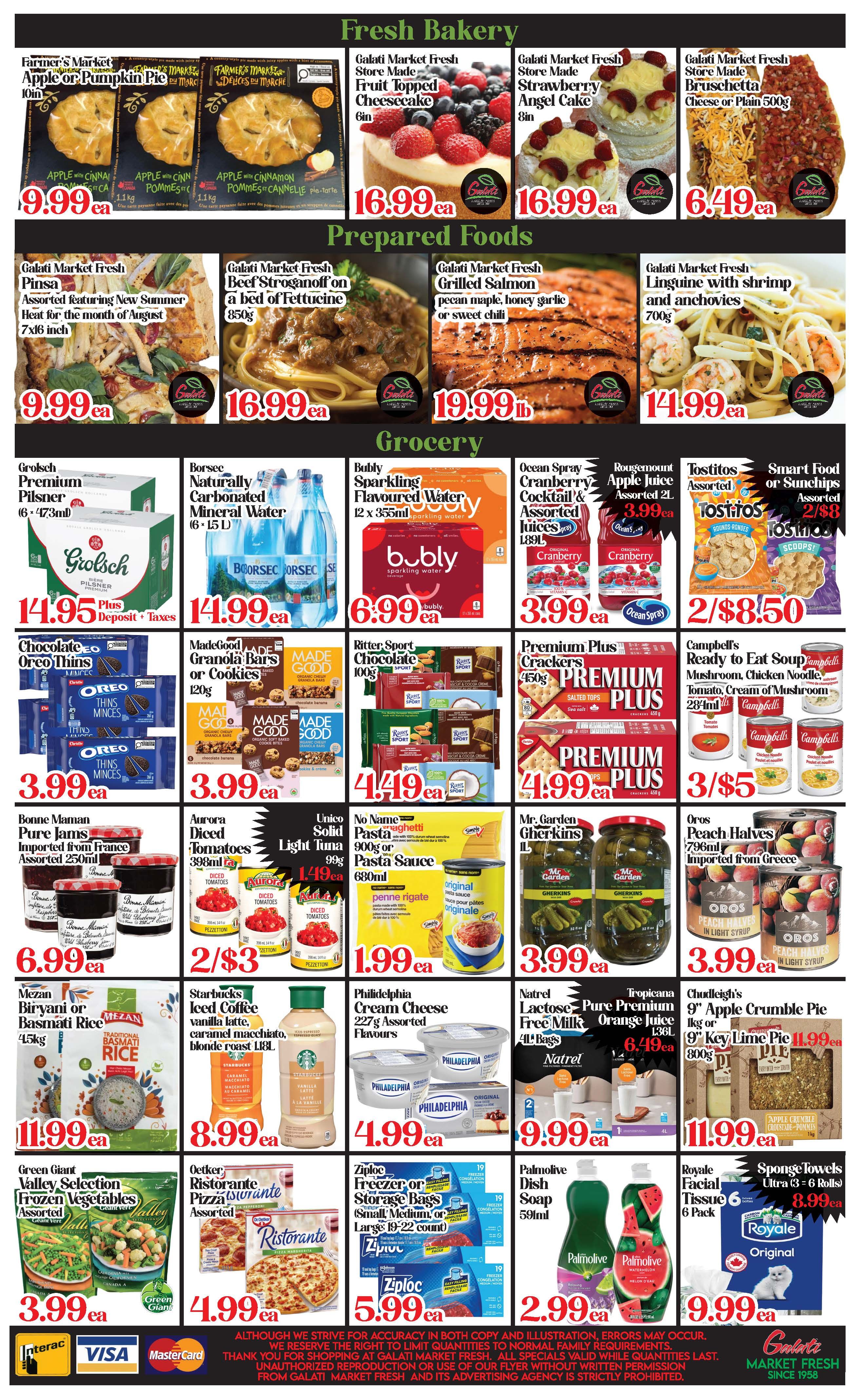 Galati Market Fresh Flyer July 31 to August 13