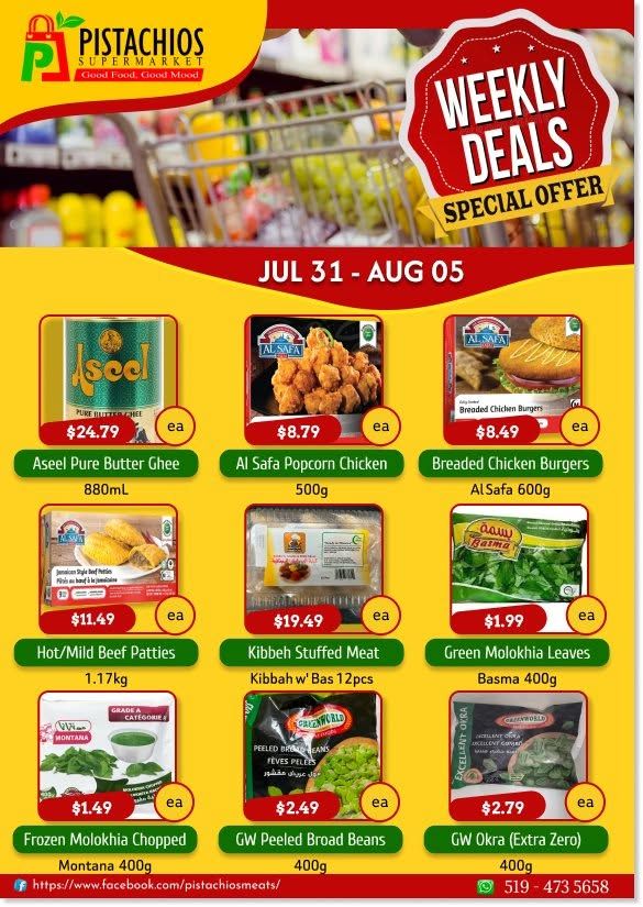 Pistachios Supermarket Flyer July 31 to August 5