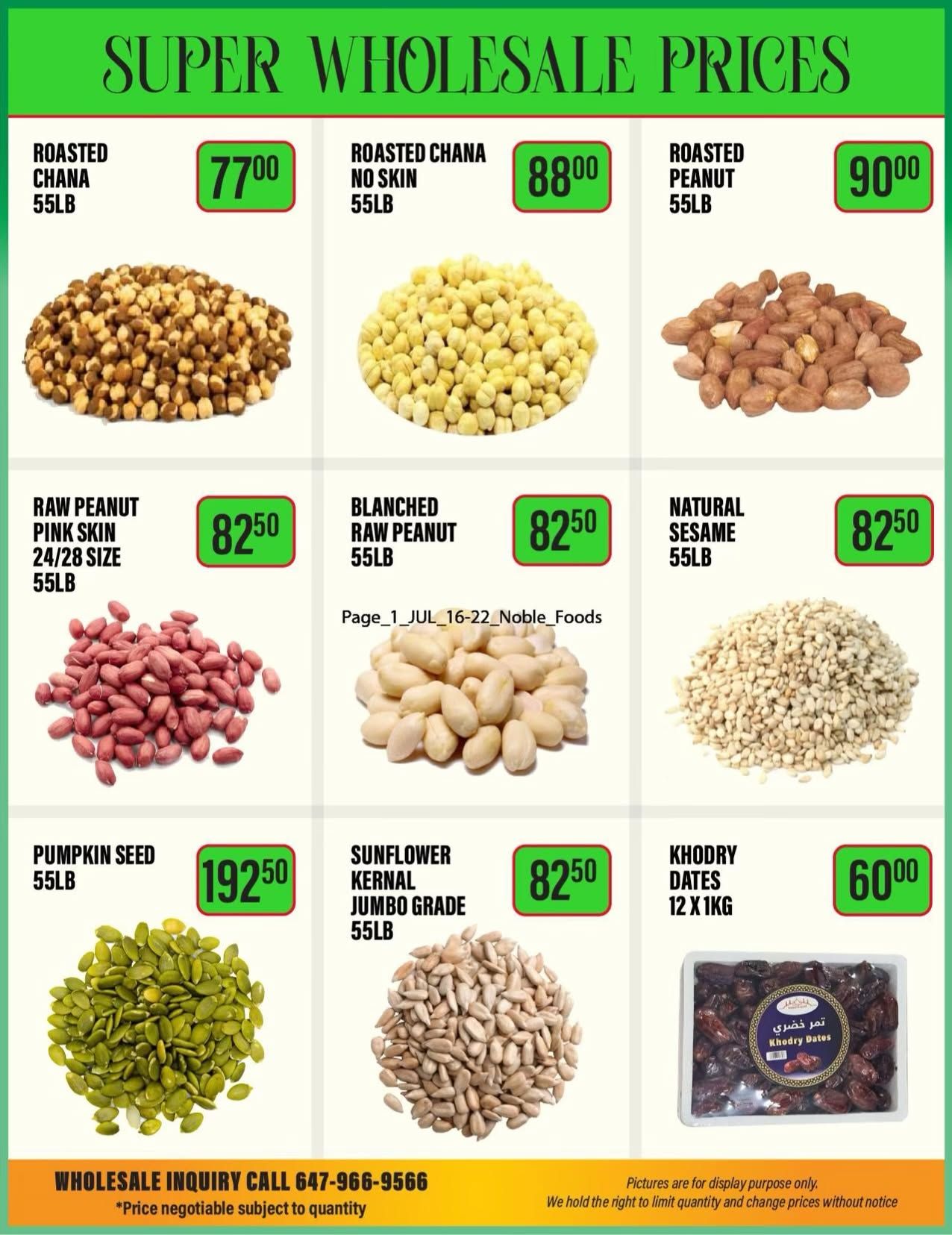Noble Fresh Foods Flyer July 30 to August 5