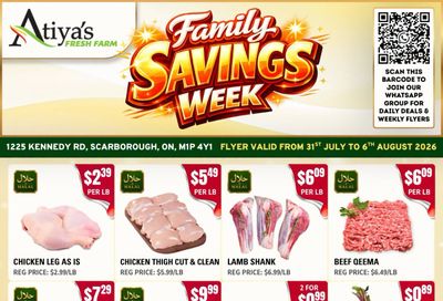 Atiya's Fresh Farm Flyer July 31 to August 6