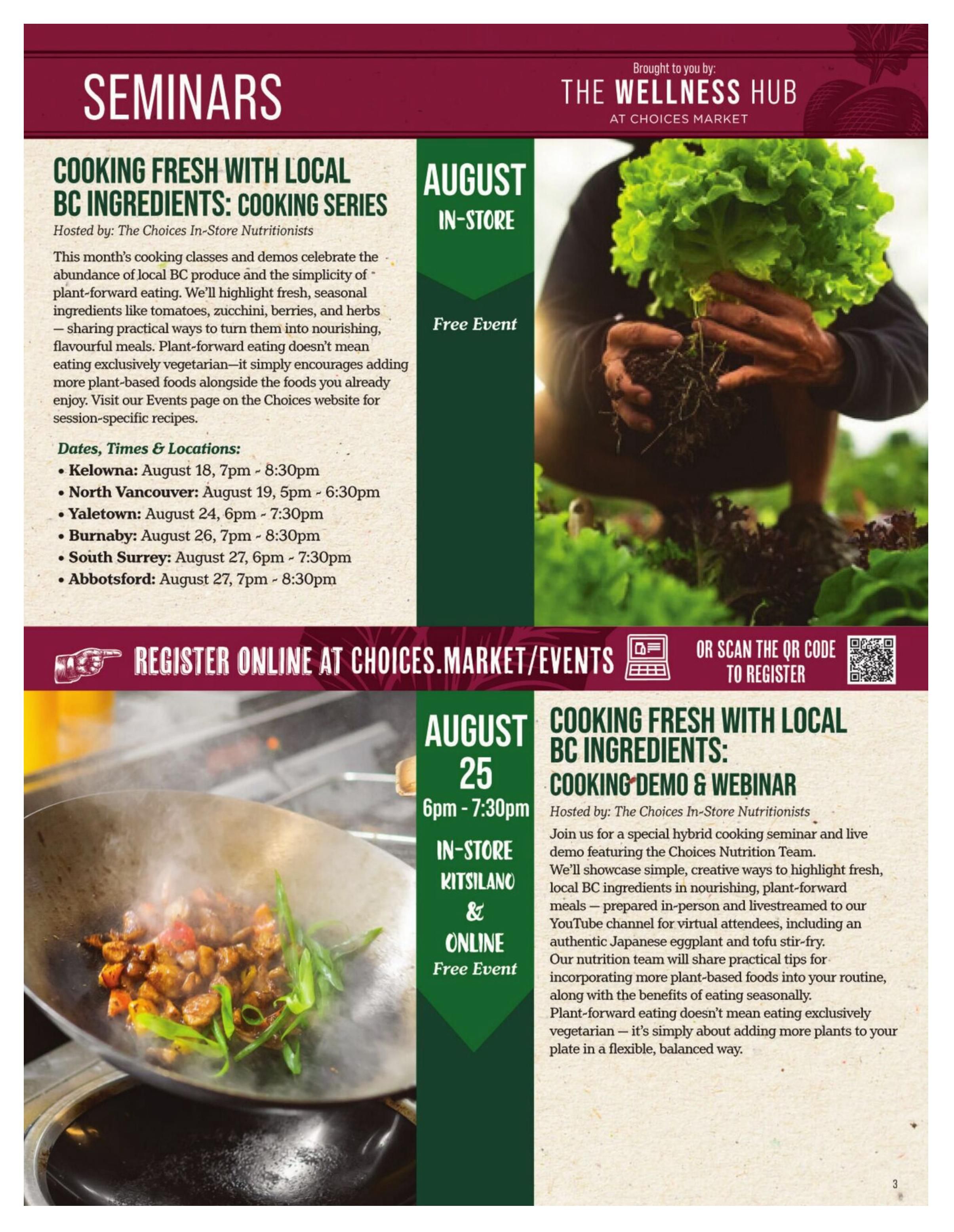Choices Market Monthly Flyer August 1 to 31