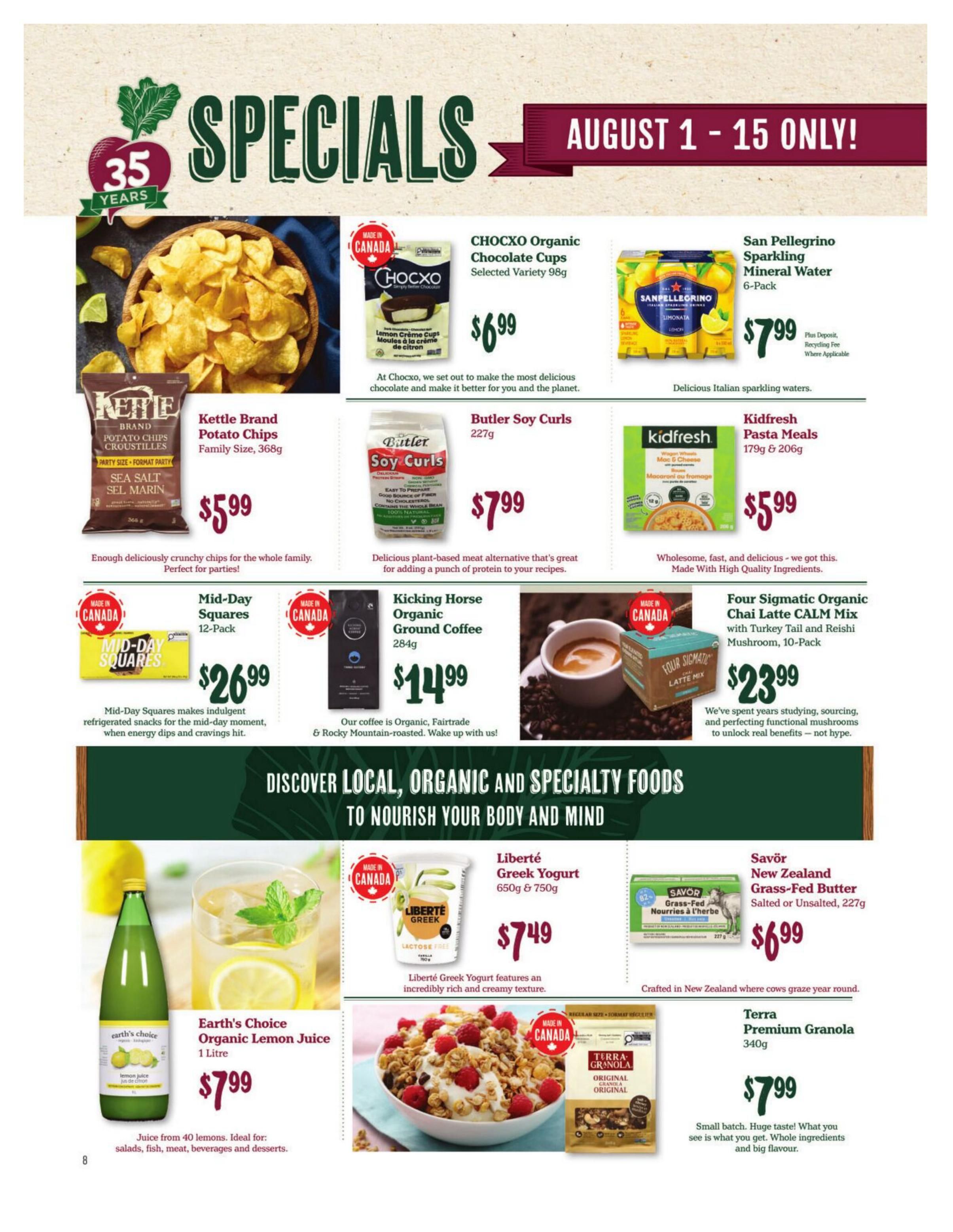 Choices Market Monthly Flyer August 1 to 31