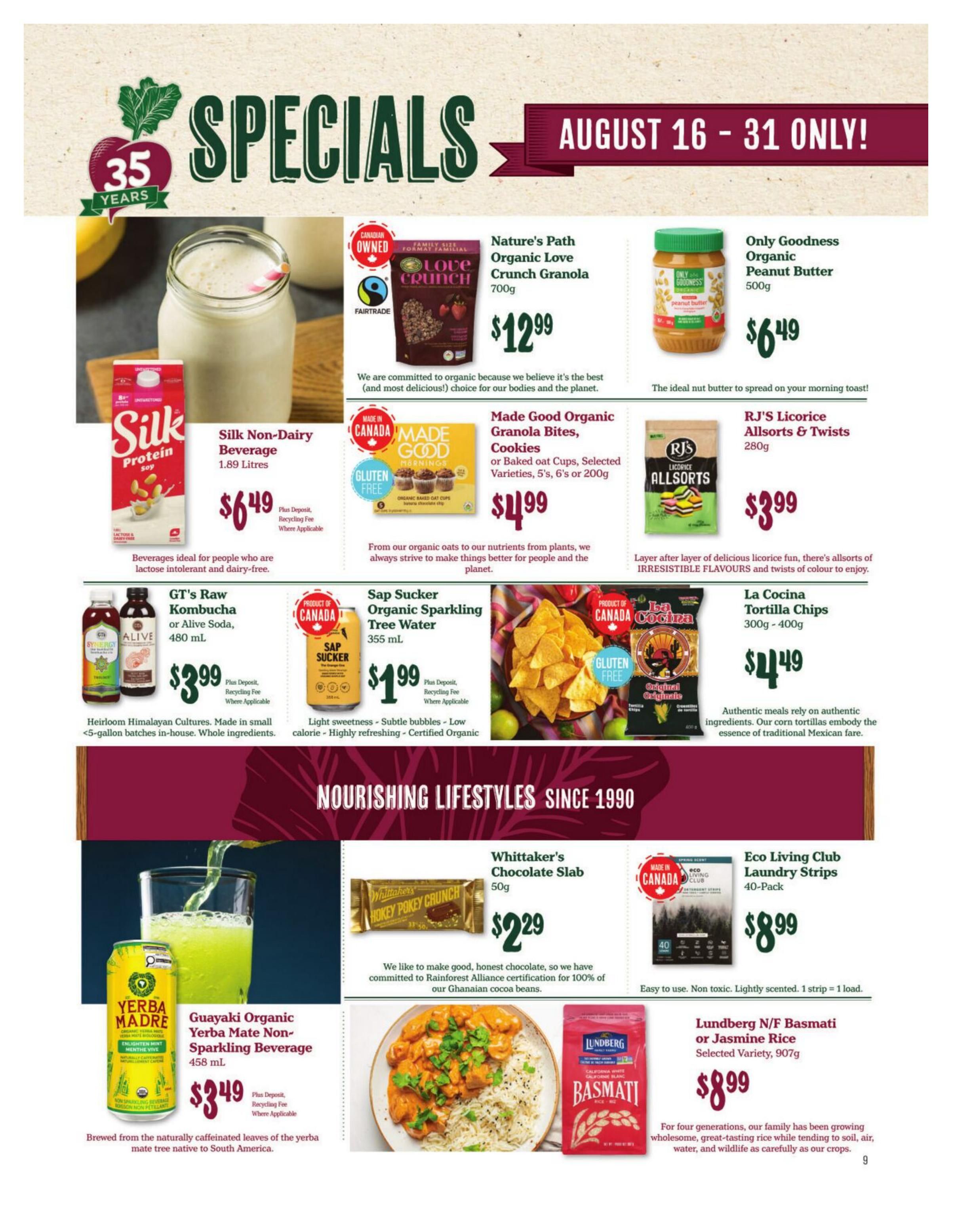 Choices Market Monthly Flyer August 1 to 31