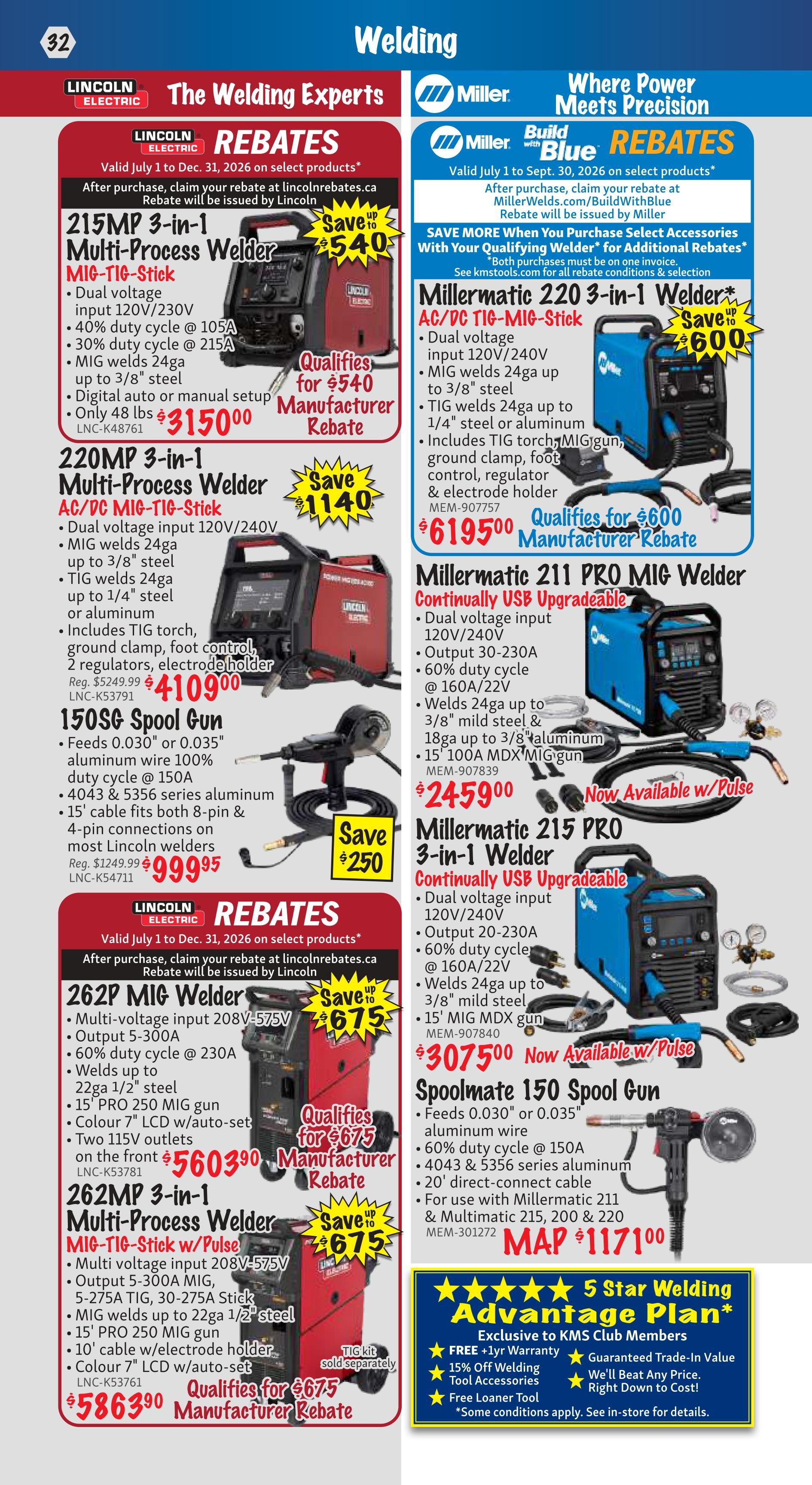 KMS Tools and Equipment Flyer August 1 to 31