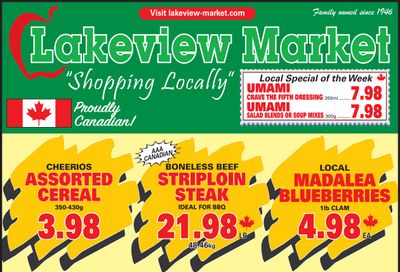 Lakeview Market Flyer August 1 to 7