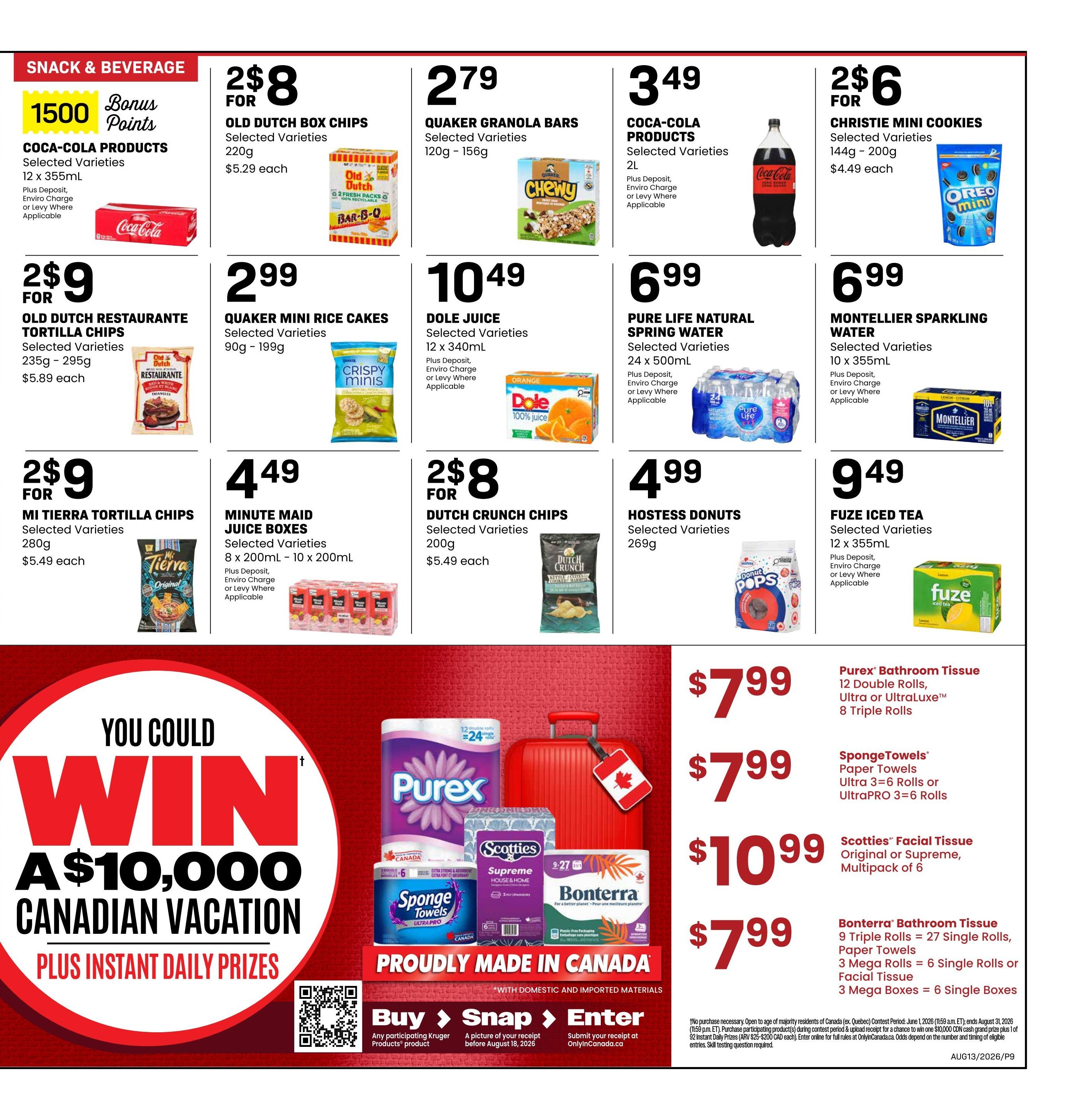 Freson Bros. Flyer August 7 to 13