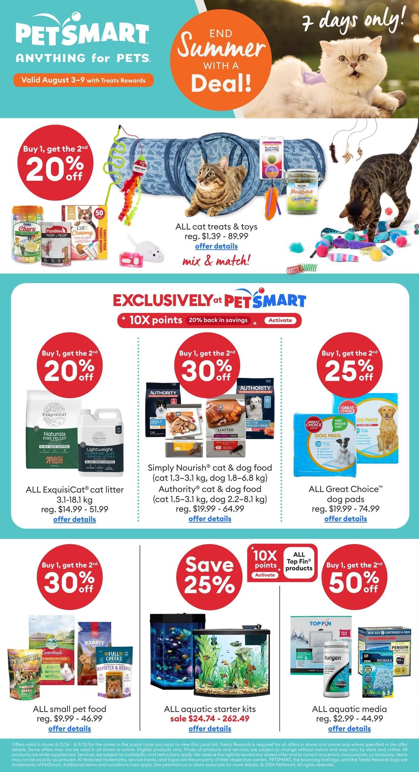 PetSmart Flyer August 3 to 9