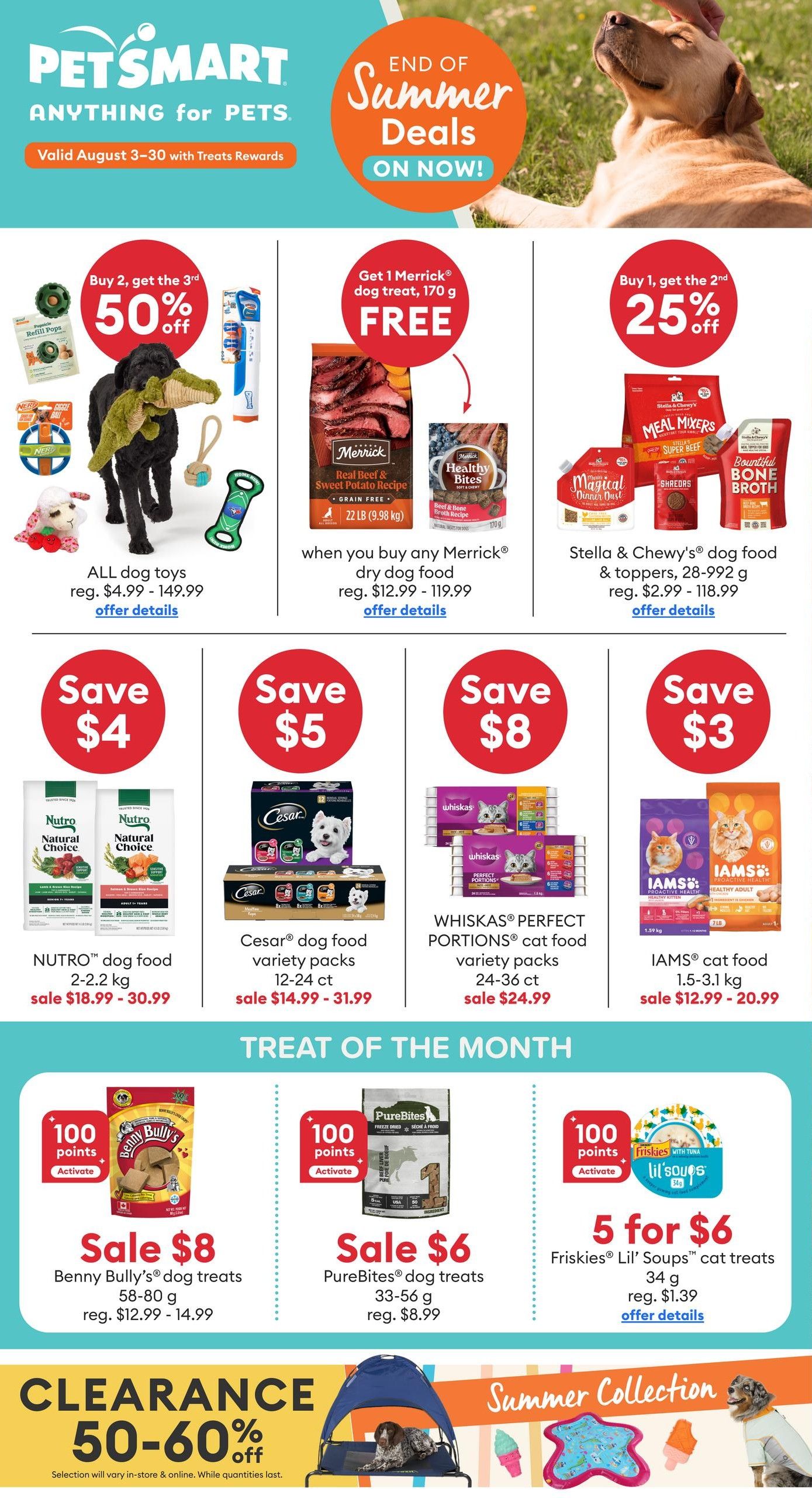 PetSmart Flyer August 3 to 9